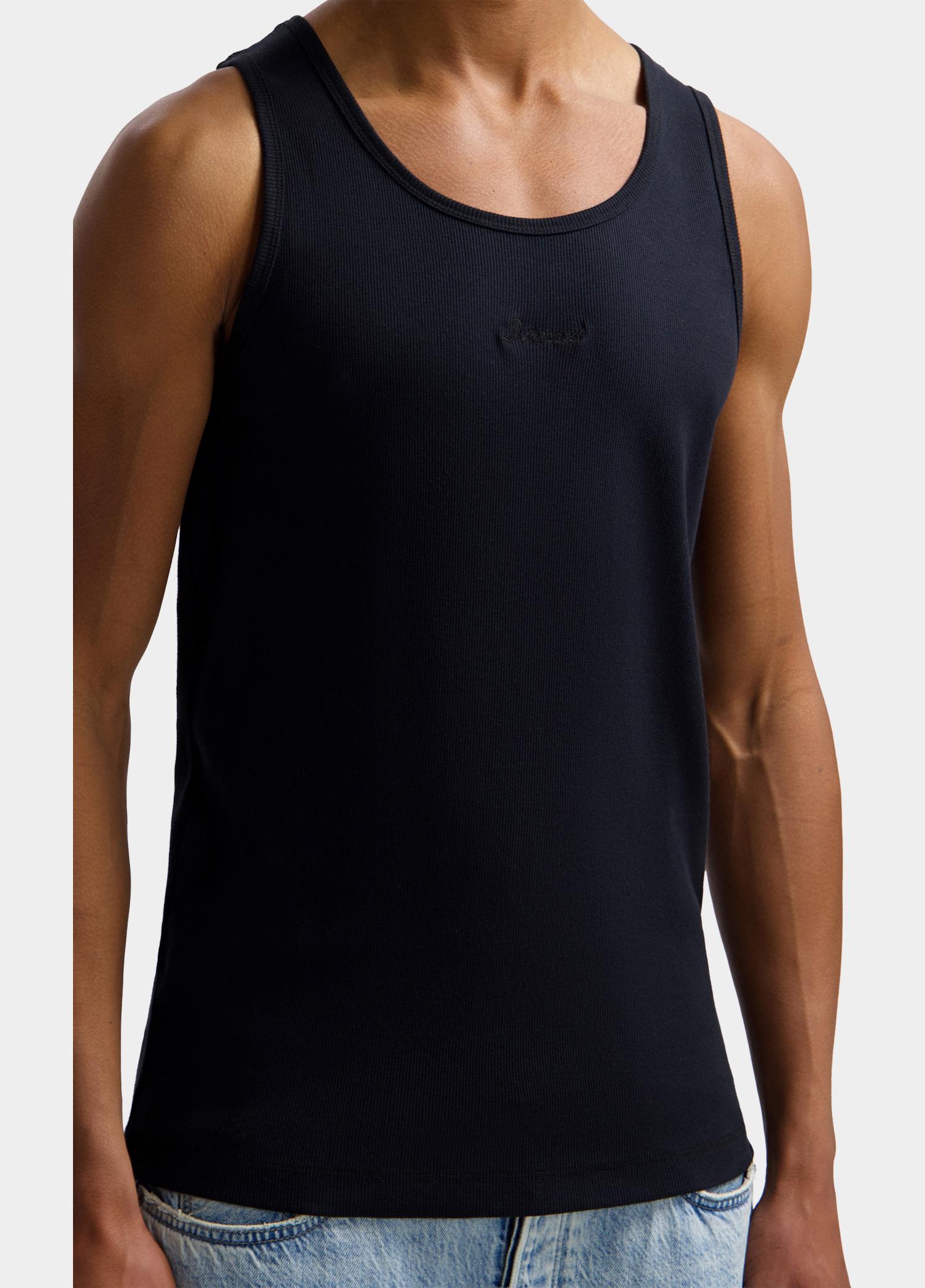 Dstrezzed T-shirt korte mouw Zwart DS_Kev Singlet 203074/999
