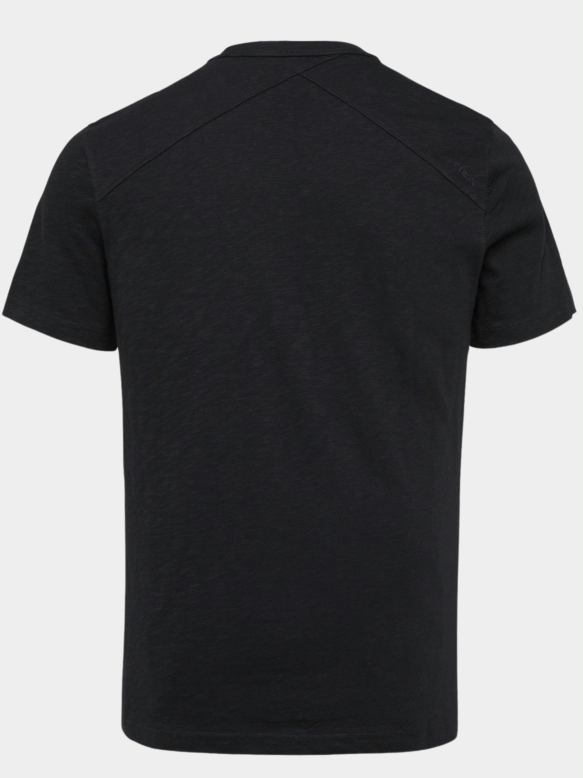 Cast Iron T-shirt korte mouw Zwart Short sleeve r-neck organic c CTSS2208592/999