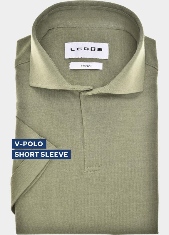 Ledub Polo korte mouw Groen  0143460/550-000-000