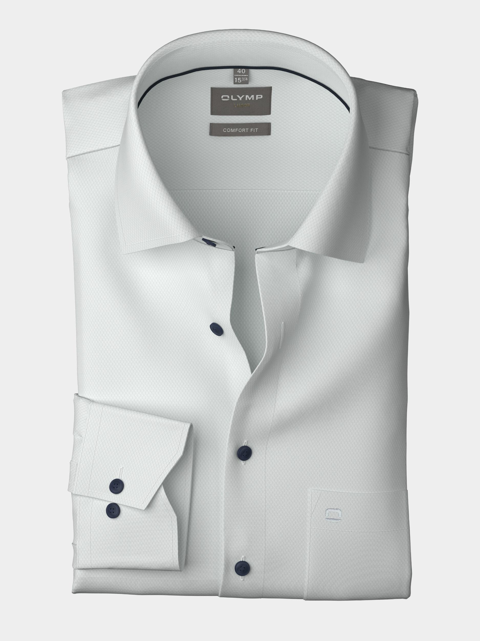 Olymp Business hemd lange mouw Wit Luxor 108084/00