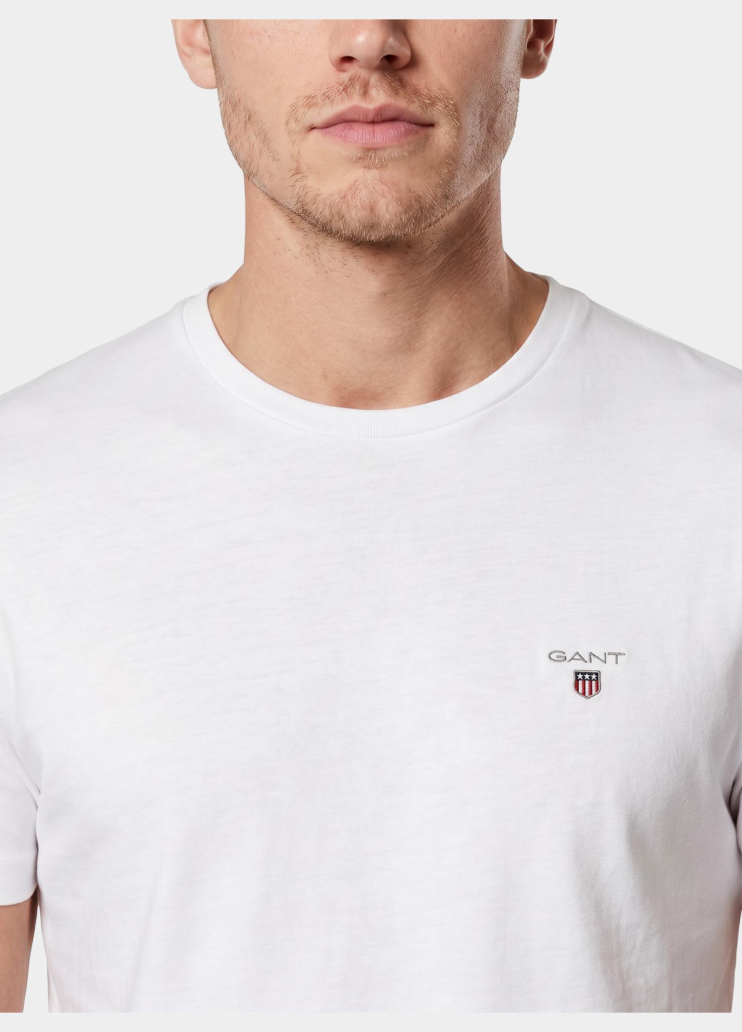 Gant T-shirt heren Wit PRINTED ARCHIVE SHIELD TSHIRT 2004080/110