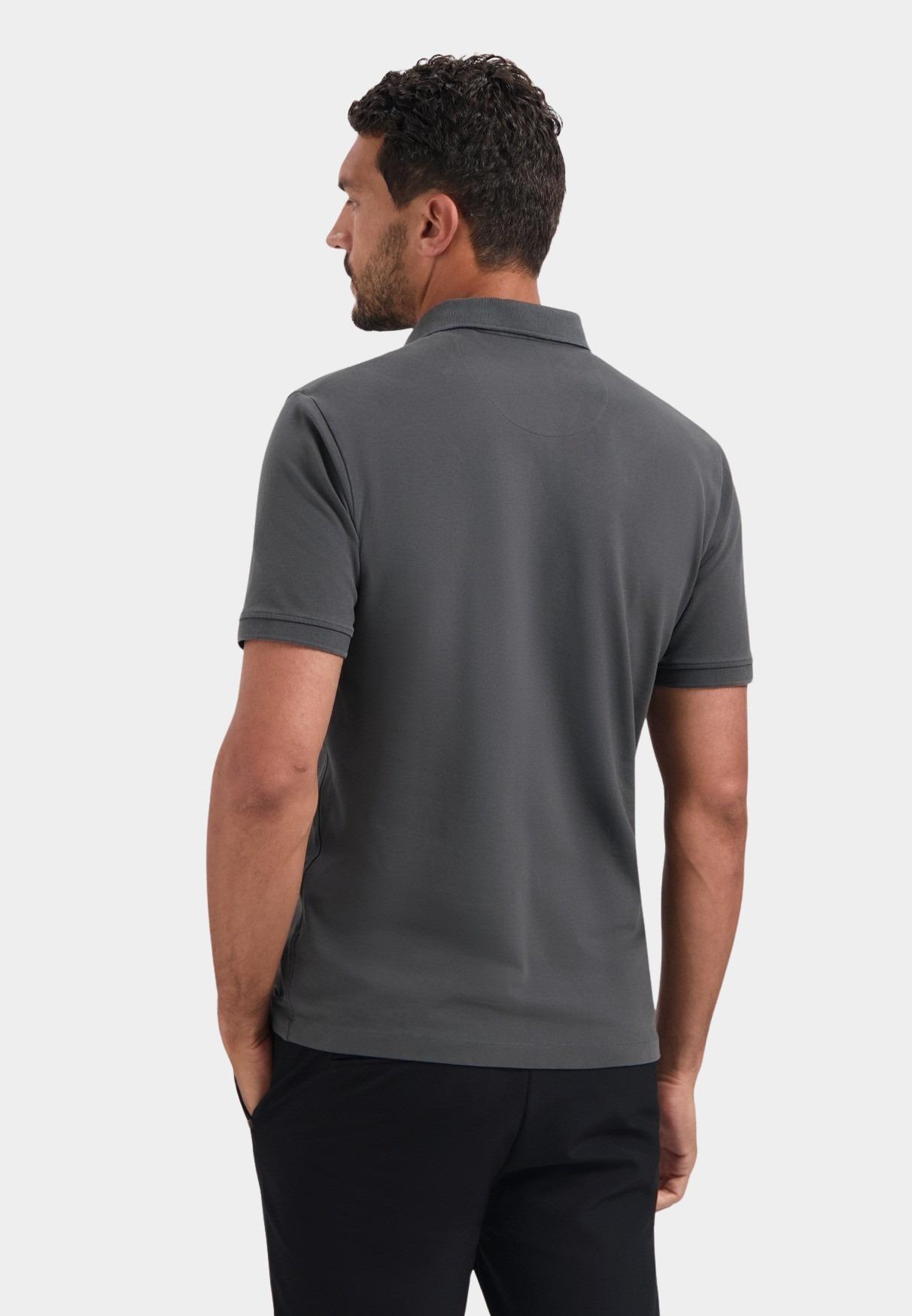 No Excess Polo korte mouw Grijs Polo Pique Garment Dyed N3801/124