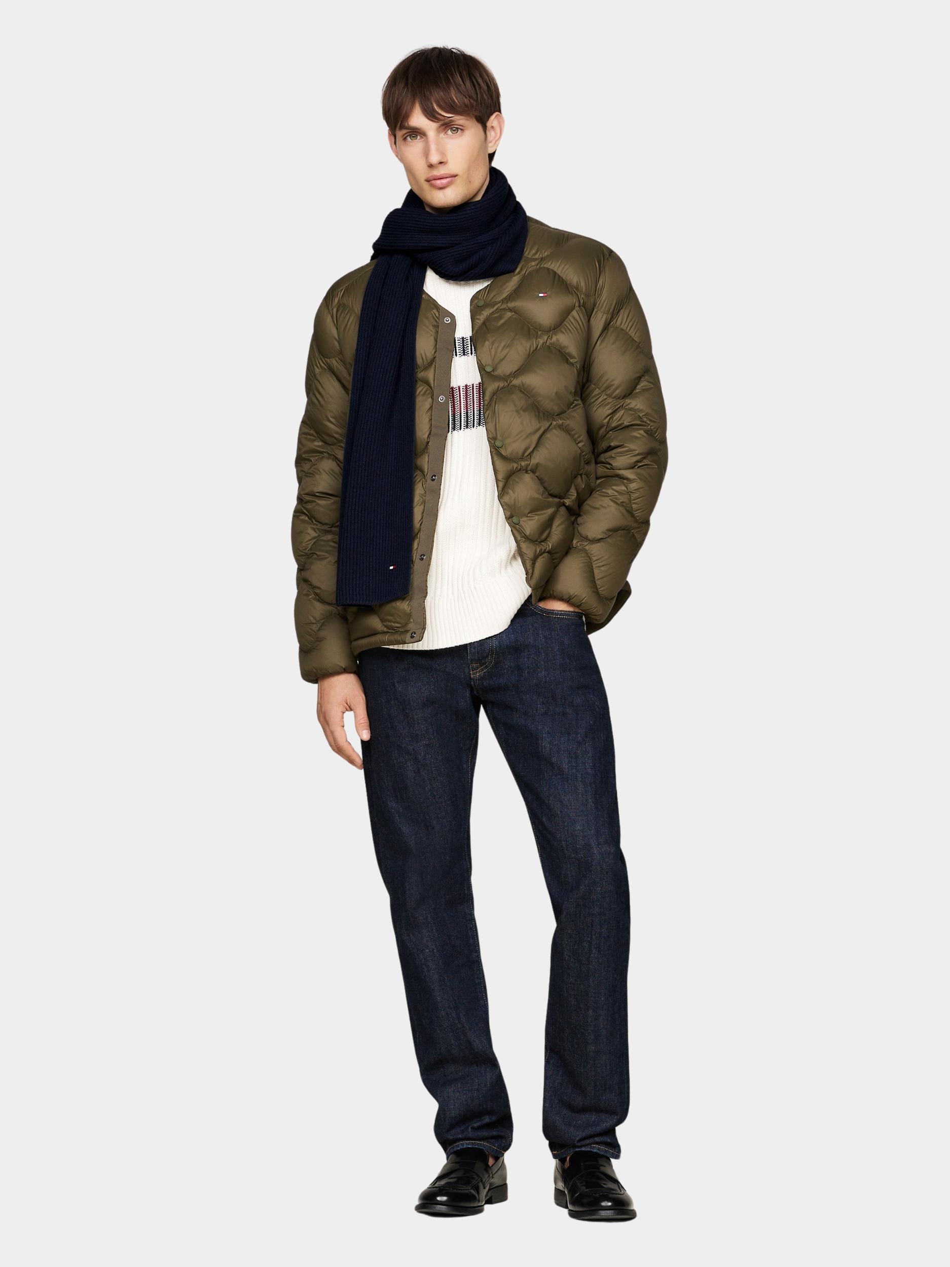 Tommy Hilfiger Shawl Blauw TH FLAG PIMA COTTON CASH SCAR AM0AM12847/DW6