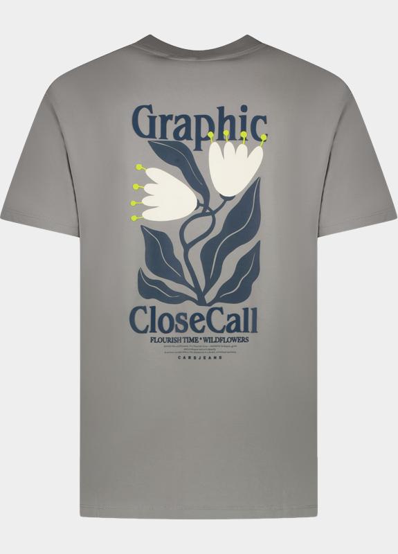 Cars Jeans T-shirt korte mouw Grijs Pluyo 61071/24