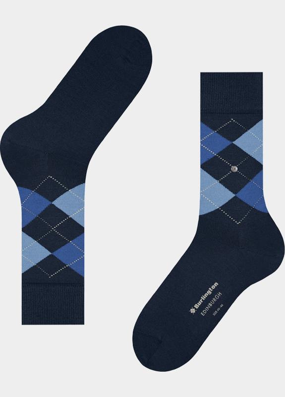 Burlington Sokken Blauw Edinburgh SO 21125/6120