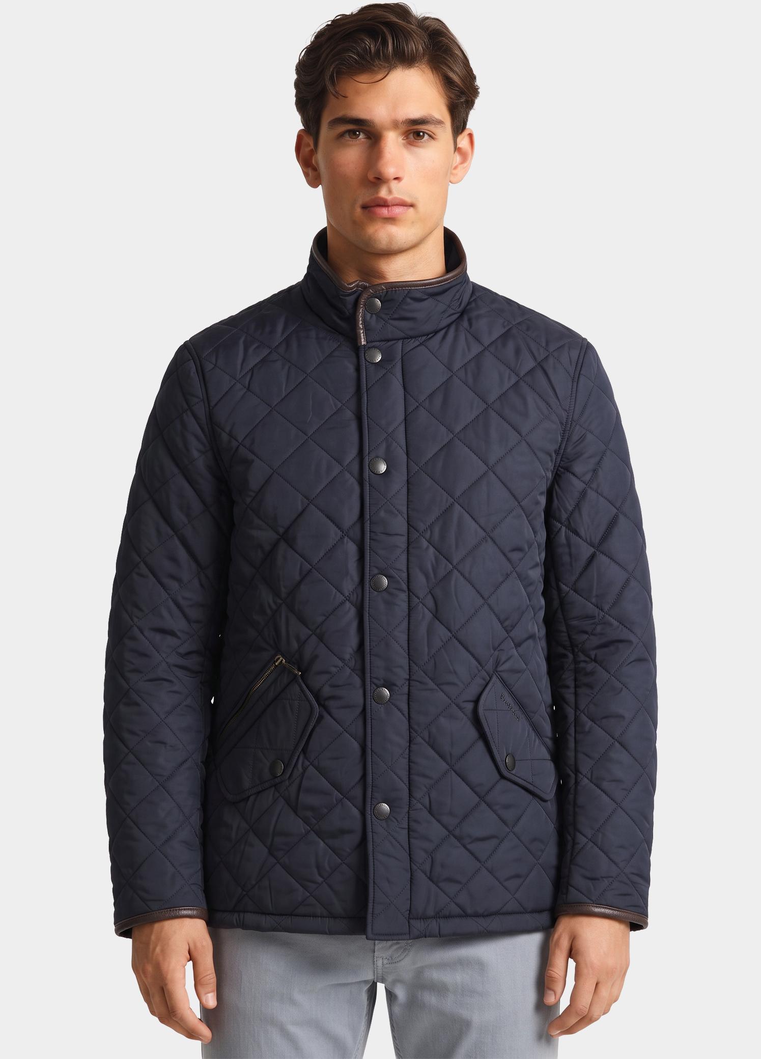 Barbour Winterjas heren Blauw Powell MQU0281/NY71