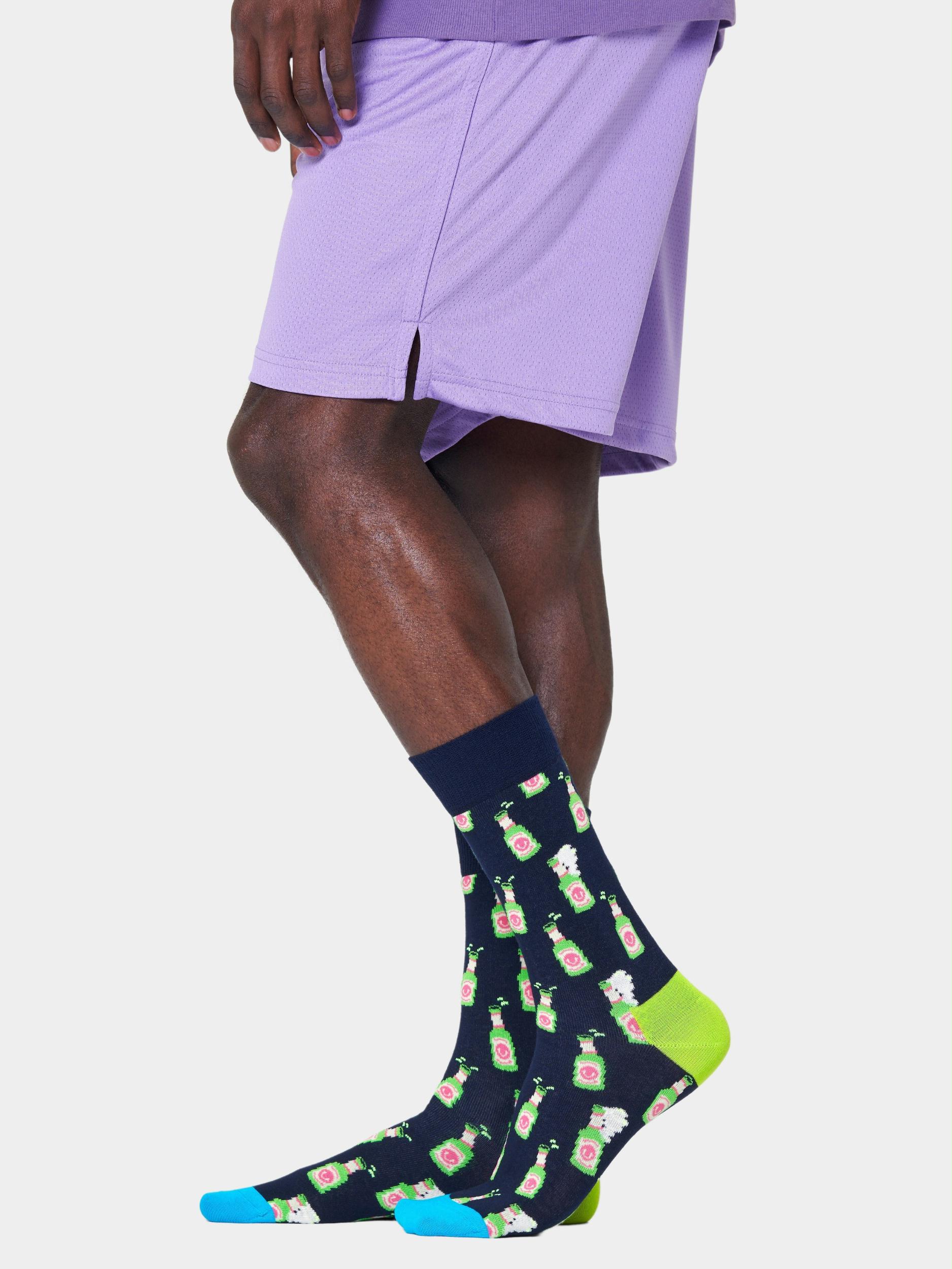 Happy Socks Sokken Groen Beer Bee01/6500
