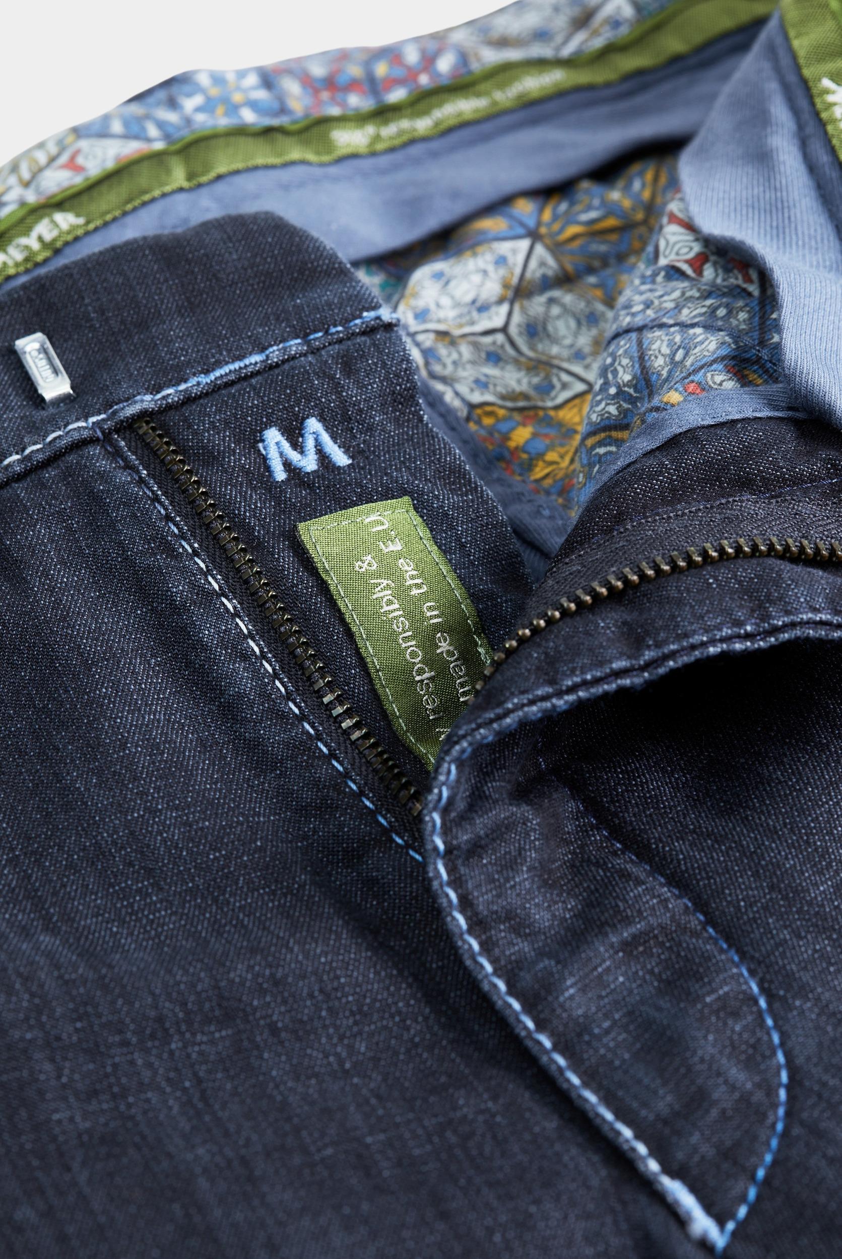 Meyer Flatfront Jeans Blauw DIEGO Art.1-611 3060161100/19