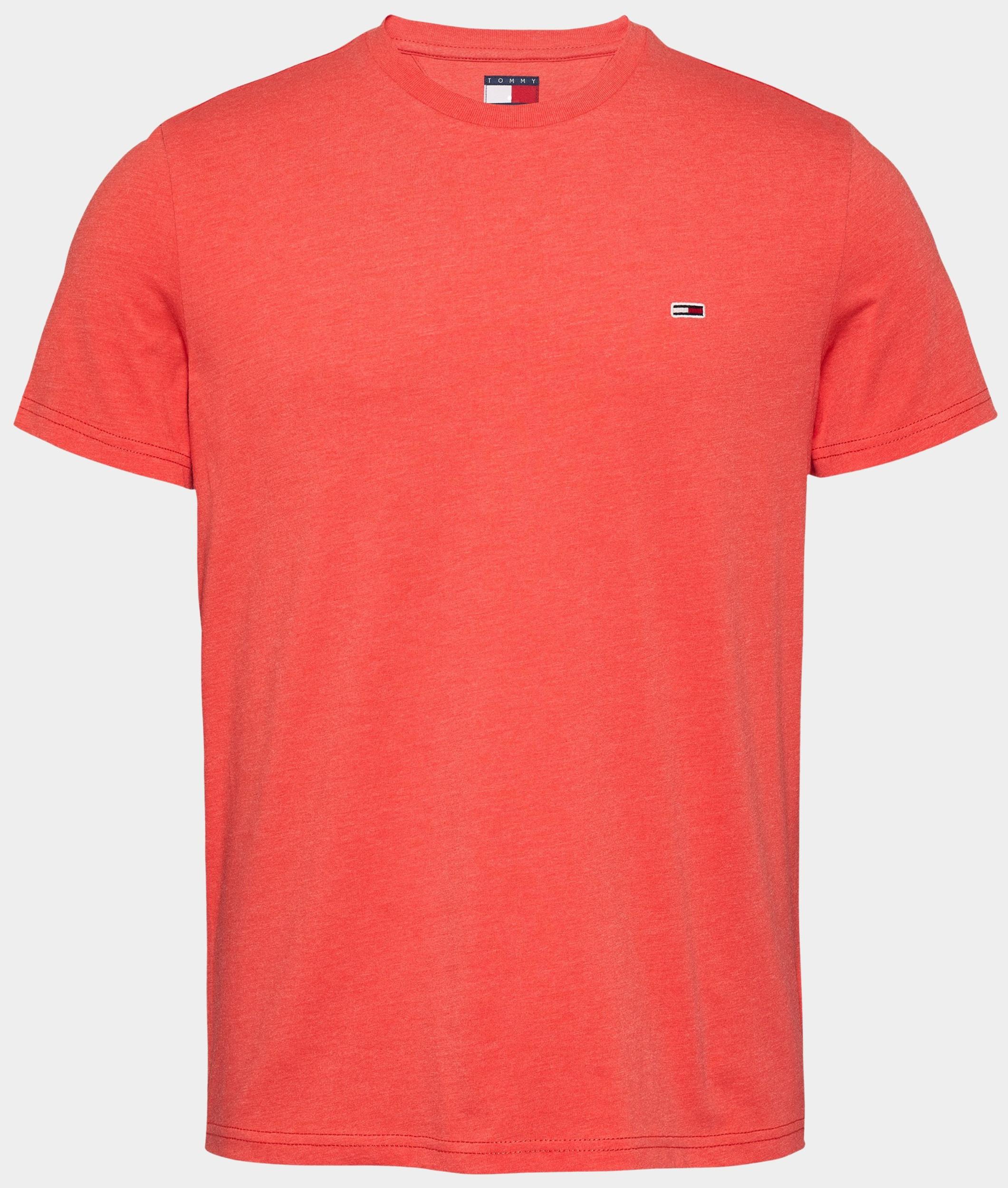 Tommy Jeans T-shirt korte mouw Oranje TJM XSLIM JASPE HTR TEE EXT DM0DM20363/SN6