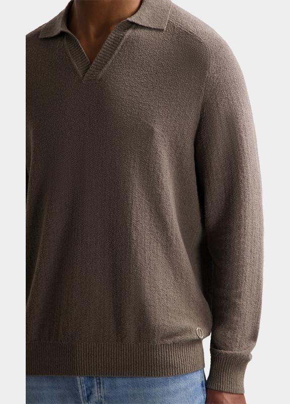 Dstrezzed Polo lange mouwen heren Grijs DS_Luke Polo 406006/216