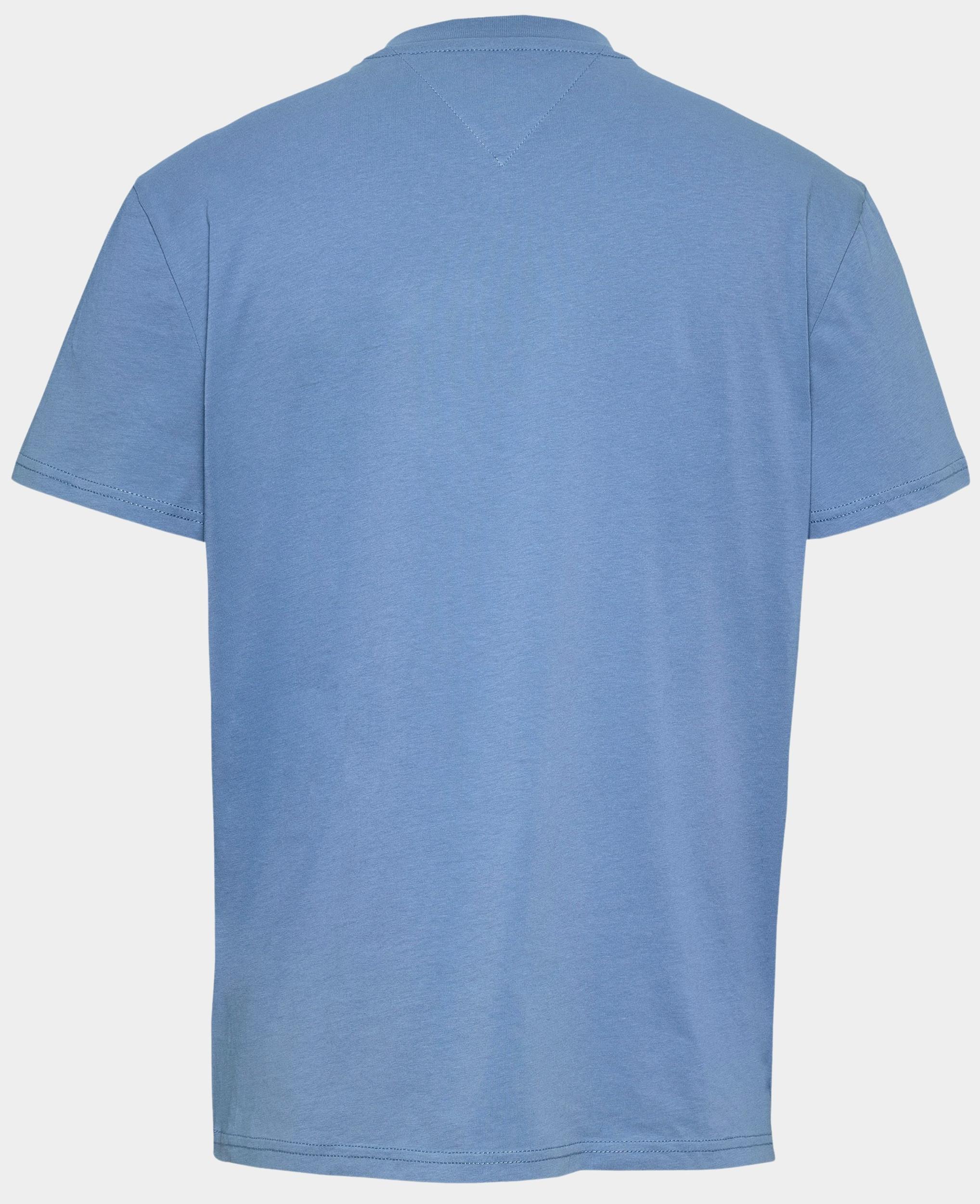 Tommy Jeans T-shirt korte mouw Blauw TJM REG LINEAR LOGO TEE EXT DM0DM20744/DY6
