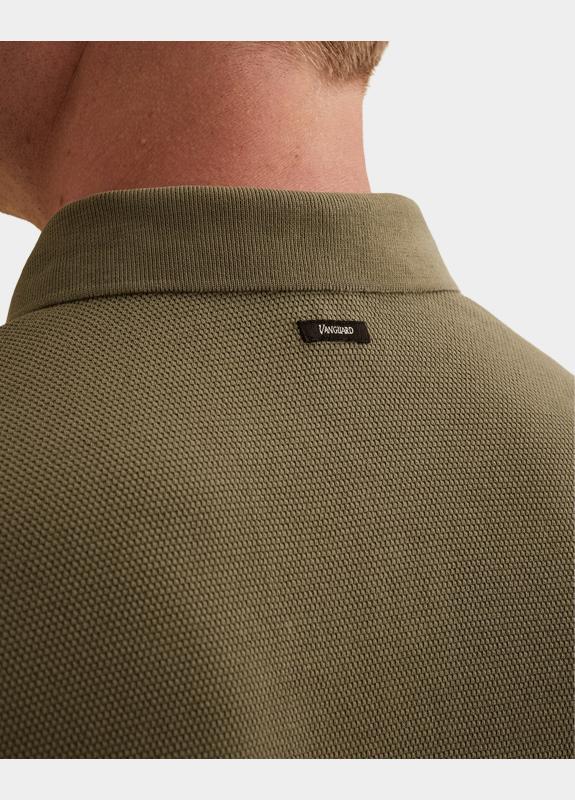 Vanguard Polo korte mouw Groen Short sleeve polo four tuck p VPSS2603822/6495