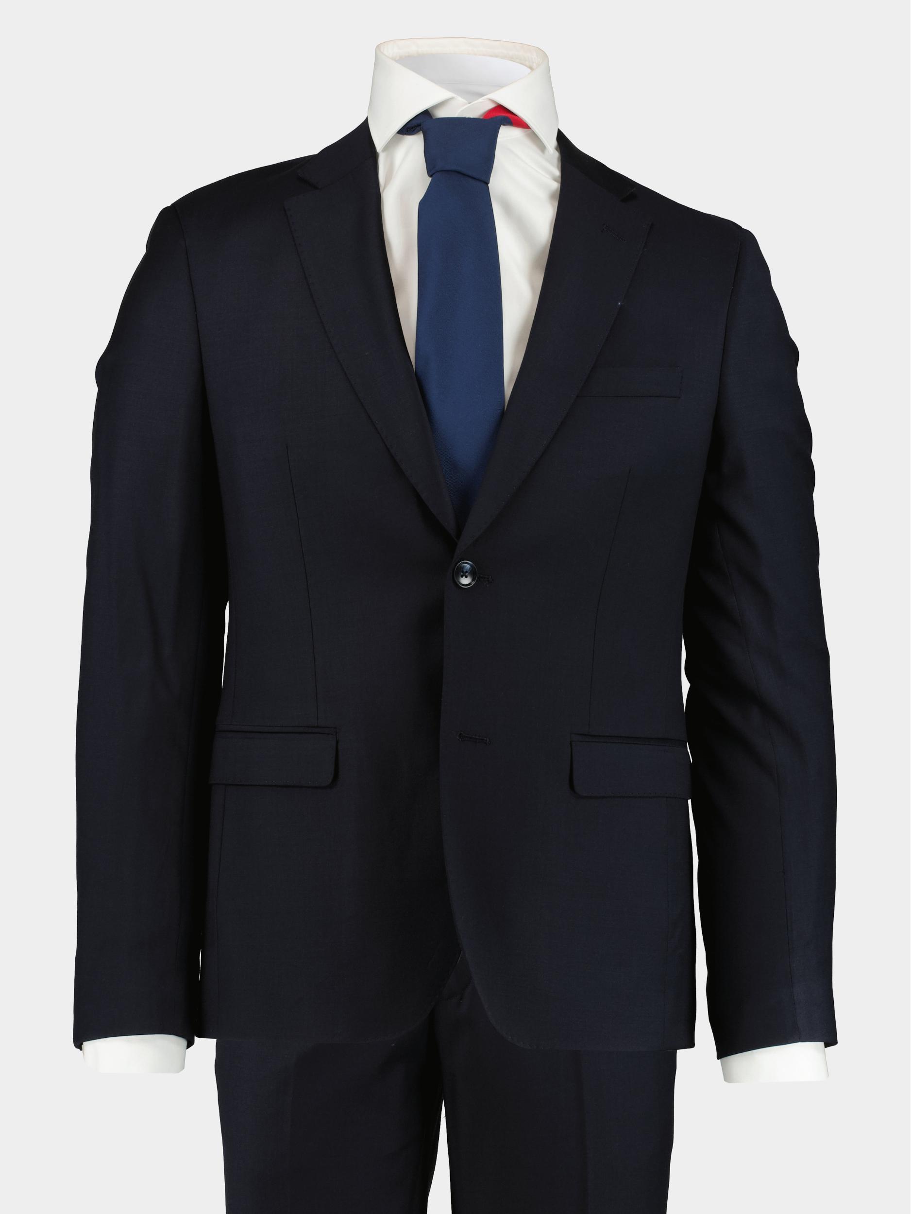 Scotland Blue Kostuum Blauw D8 Toulon Suit Wool 233028TO05SB/290 navy