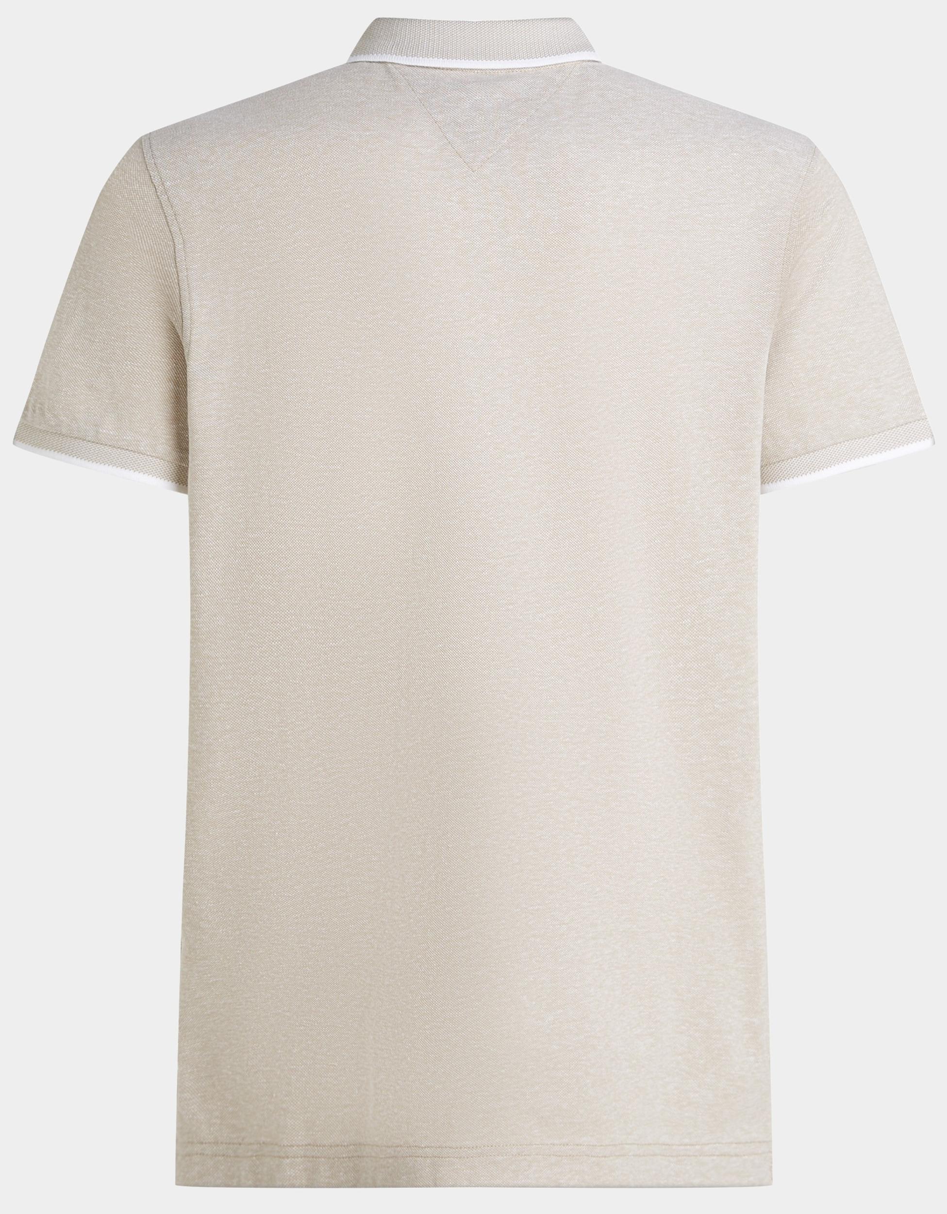 Tommy Hilfiger Polo korte mouw Bruin Linen Pique Reg Polo MW0MW33140/RBT