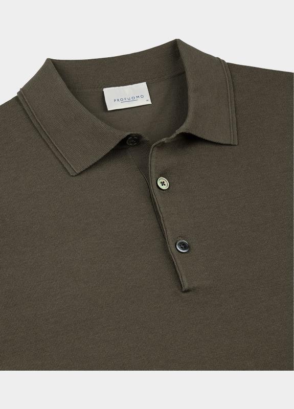 Profuomo Polo heren Bruin  PPXD10007/B