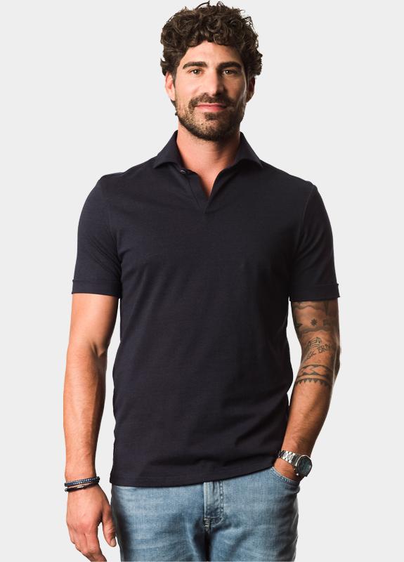 Ledub Polo korte mouw Blauw  0143360/190-000-000