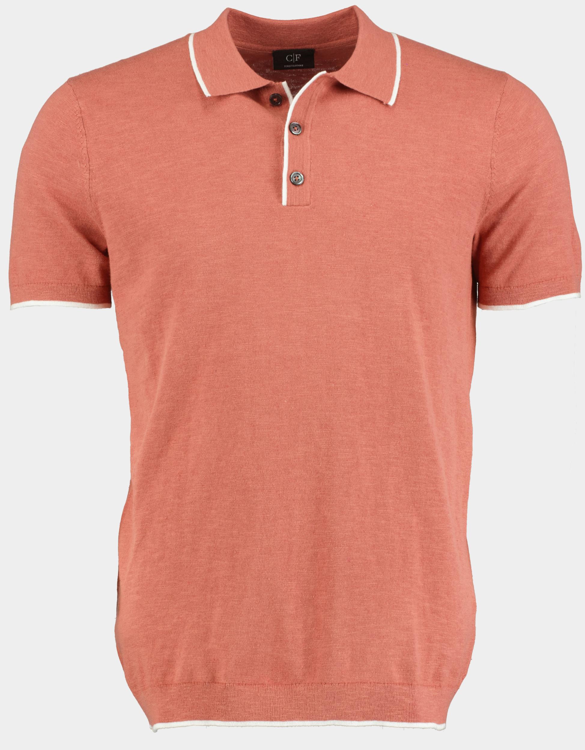 Commander Polo korte mouw Roze Polo-Pullover, 1/2 Arm 213013090/441
