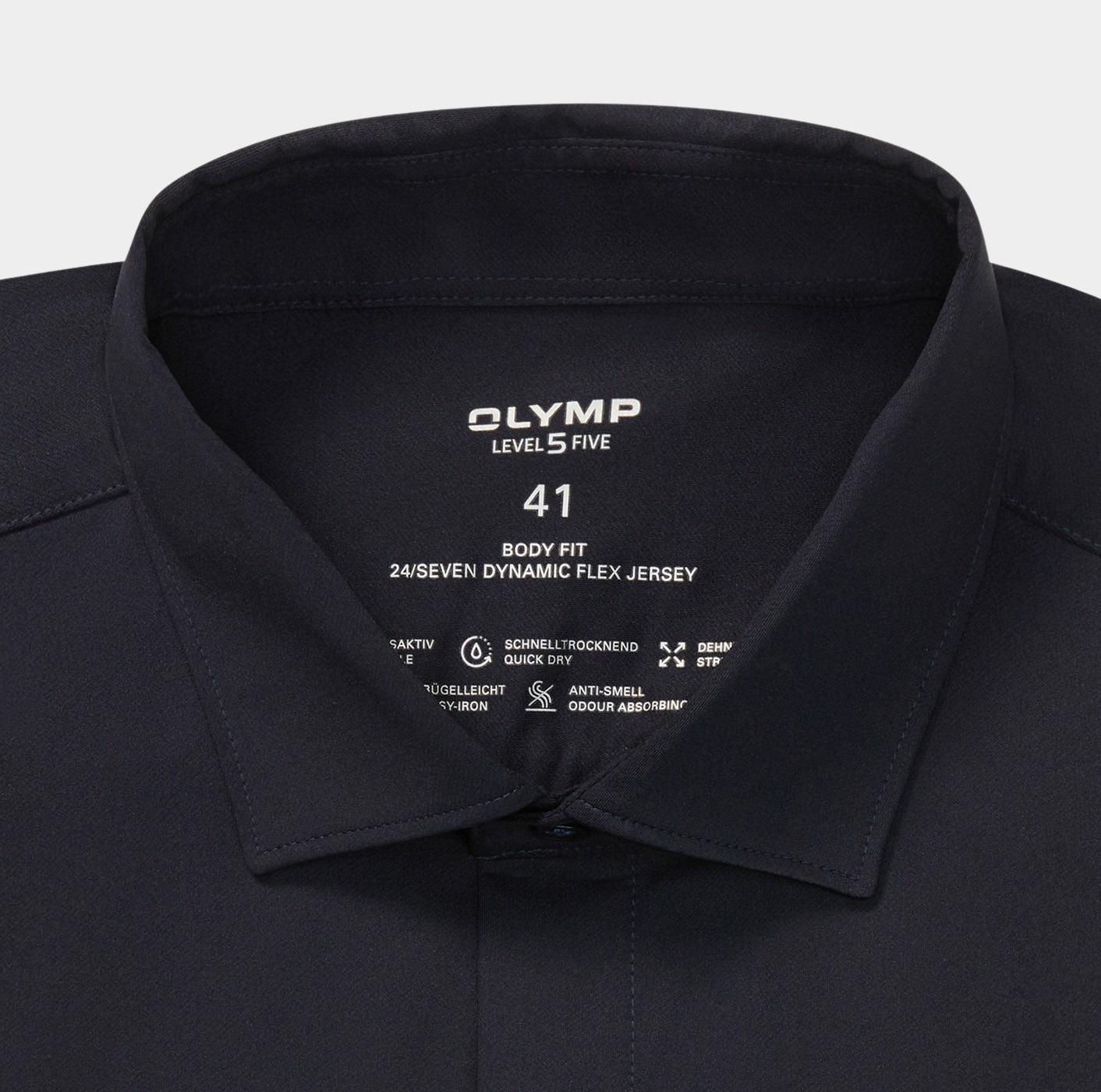 Olymp Business hemd lange mouw Blauw 24/7 Level 5 200284/18