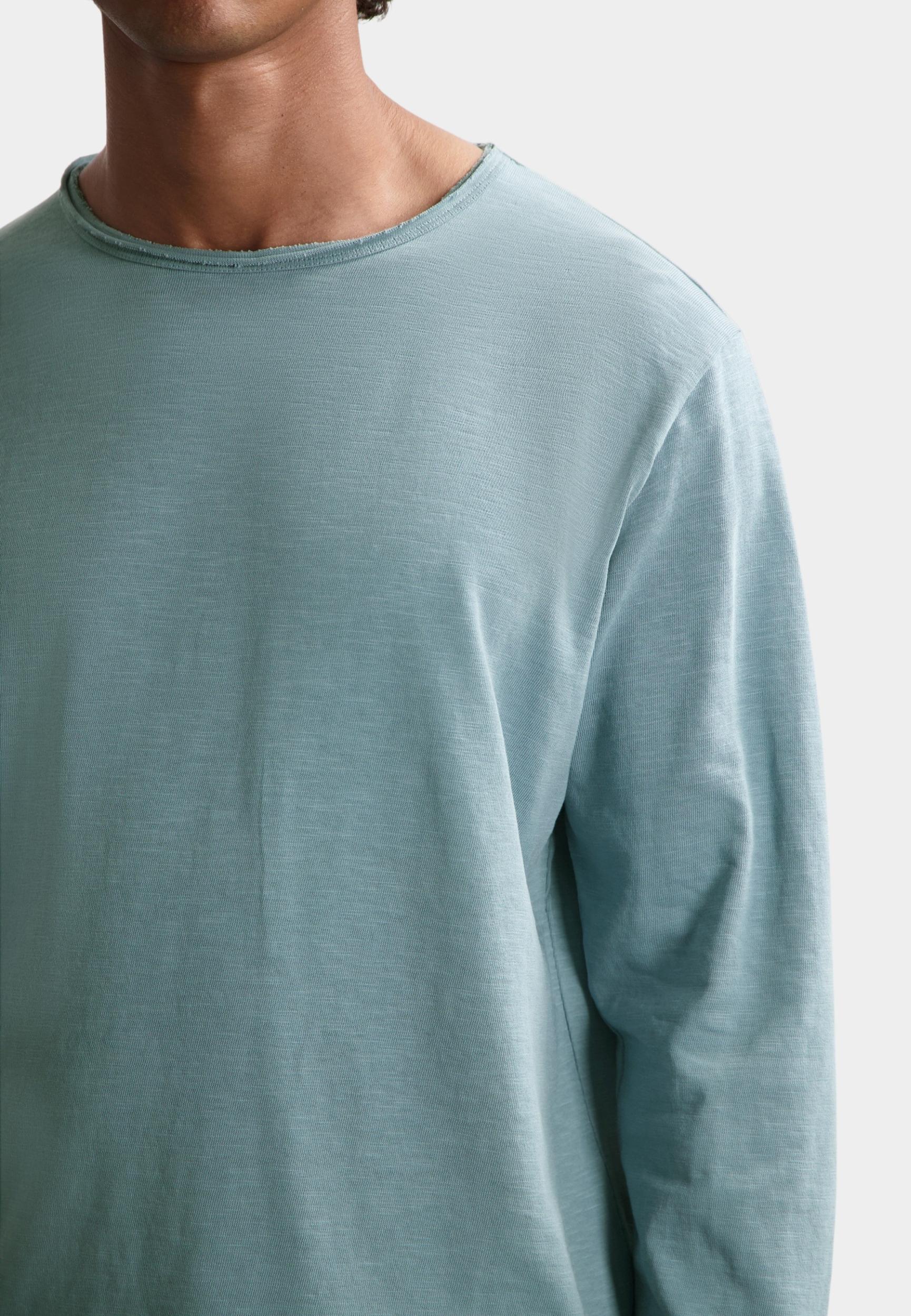 Dstrezzed T-shirt lange mouw Blauw DS_Newman Crewneck 220030-AW25/630