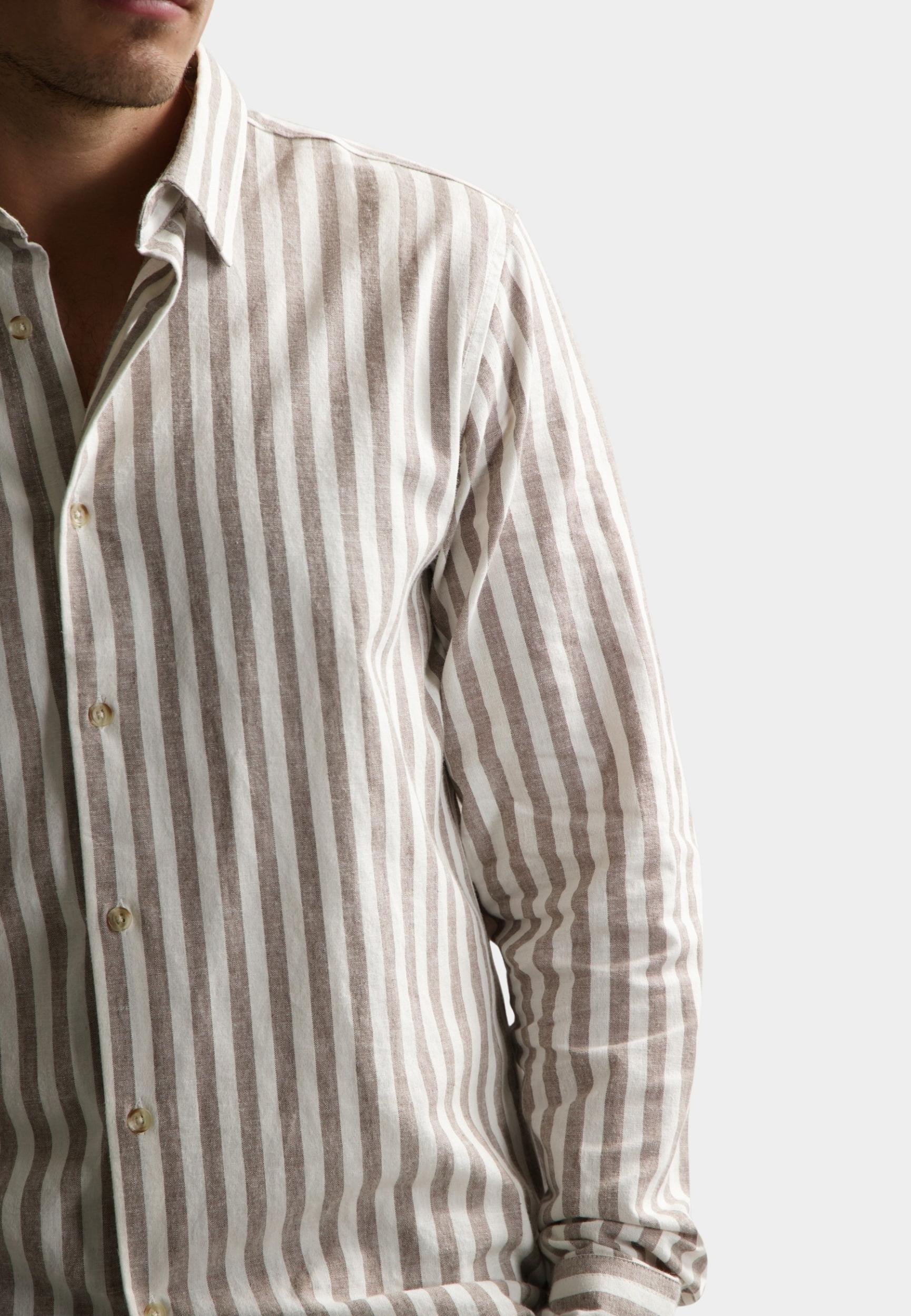 Dstrezzed Casual hemd lange mouw Beige Philip Shirt 303928/213