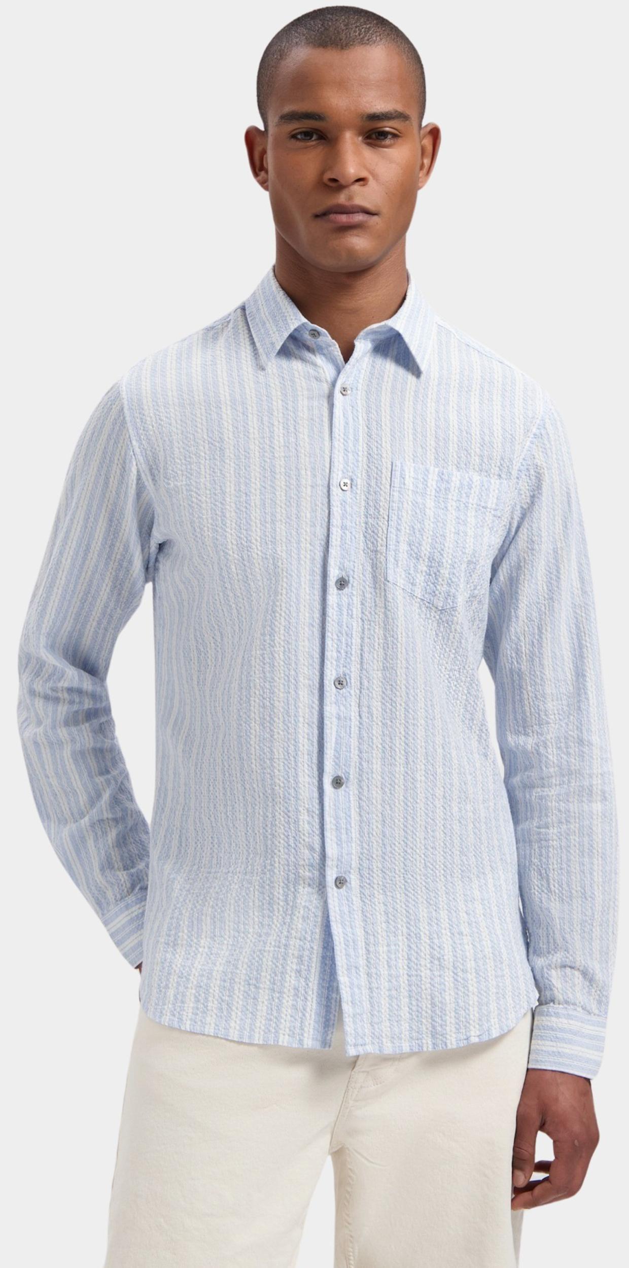 Dstrezzed Casual hemd lange mouw Wit DS_Clay Shirt 303828/100