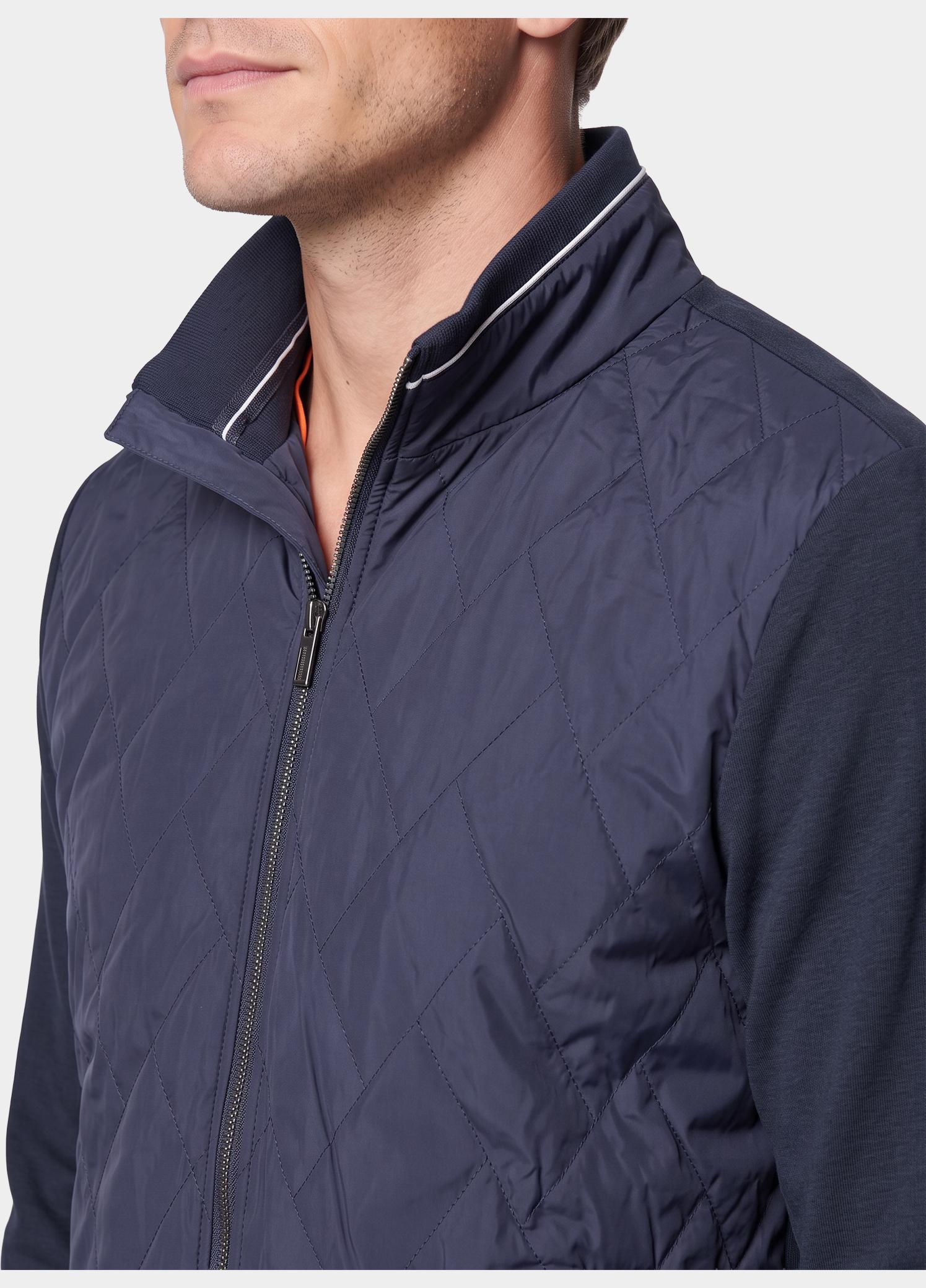 Baileys sweatvest heren Blauw Front Panel 622288/60