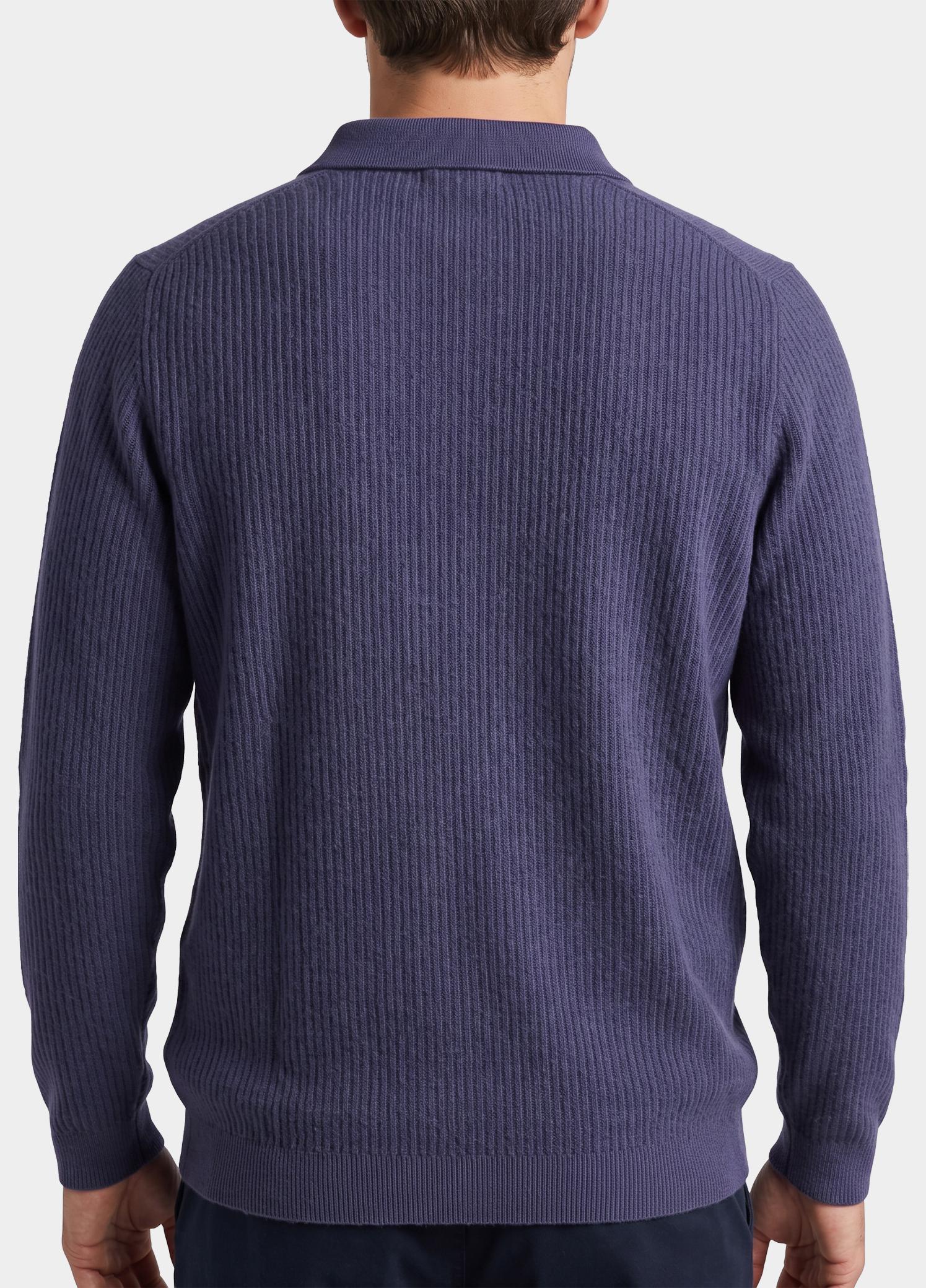 Cast Iron Sweater heren Blauw Crewneck regular fit soft ble CKW2609314/4163