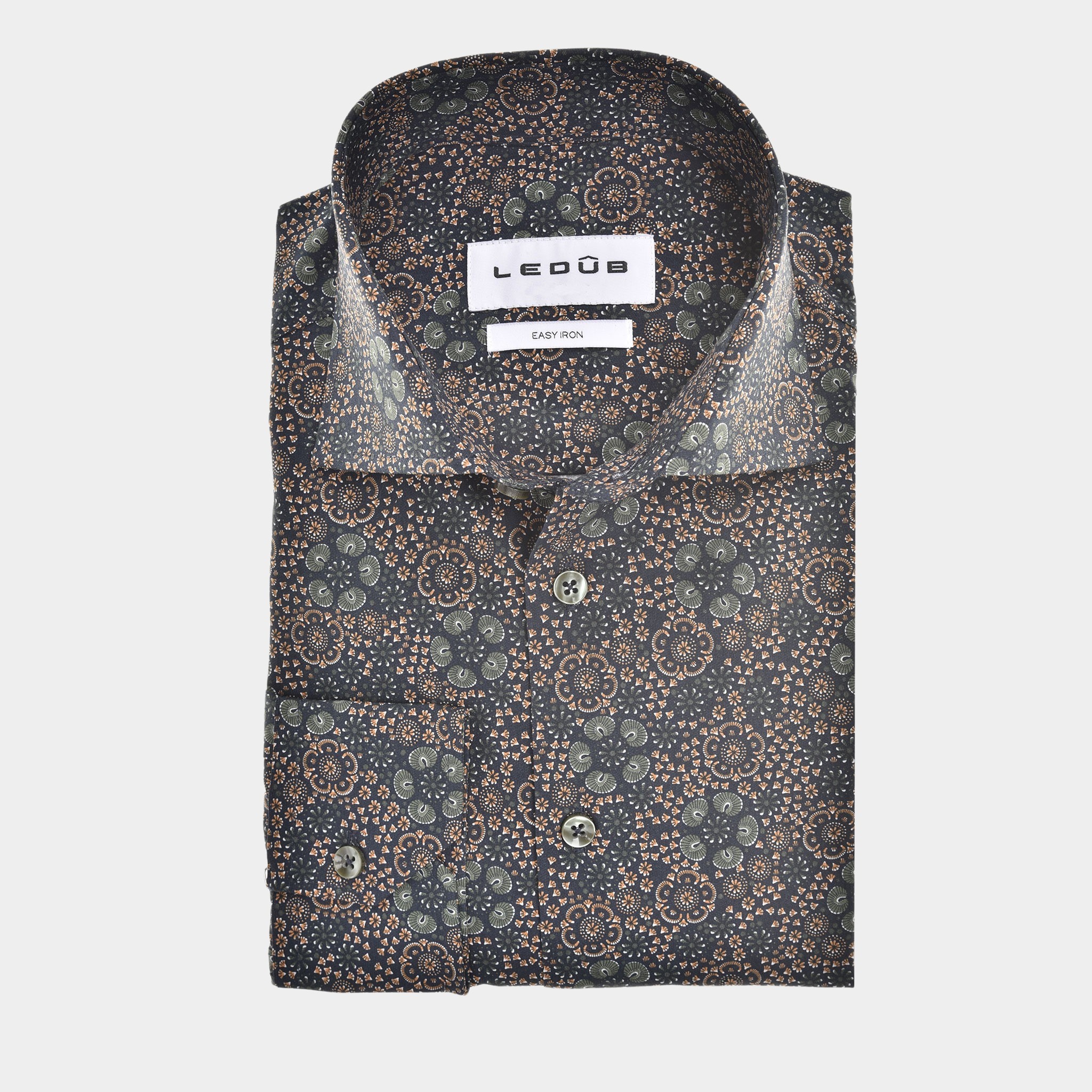 Ledub Business hemd lange mouw Blauw LE24204   MFN 5 0142658/195-000-000