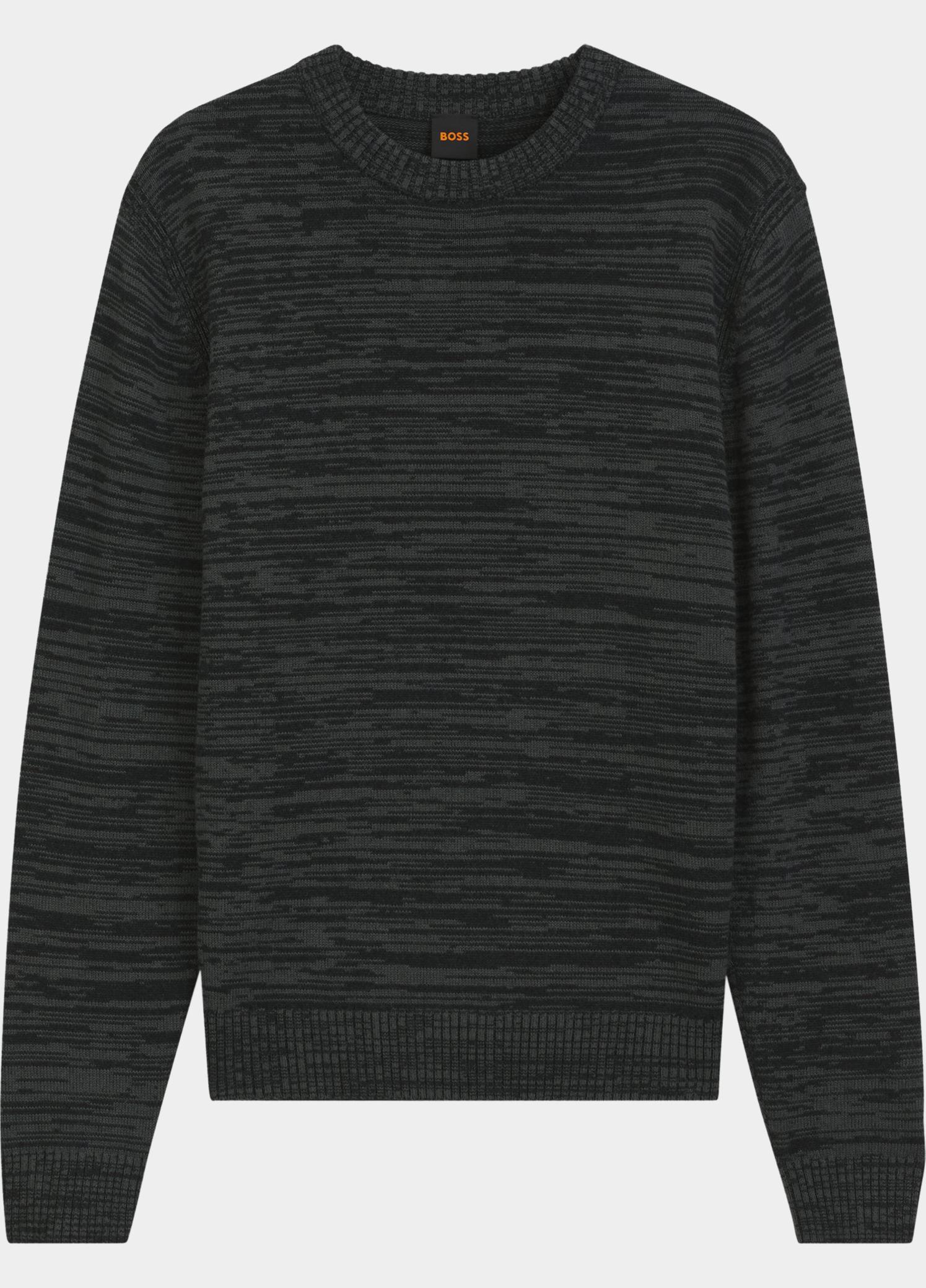 BOSS Orange Pullover heren Zwart Aperoso 10283077 01 50571943/001