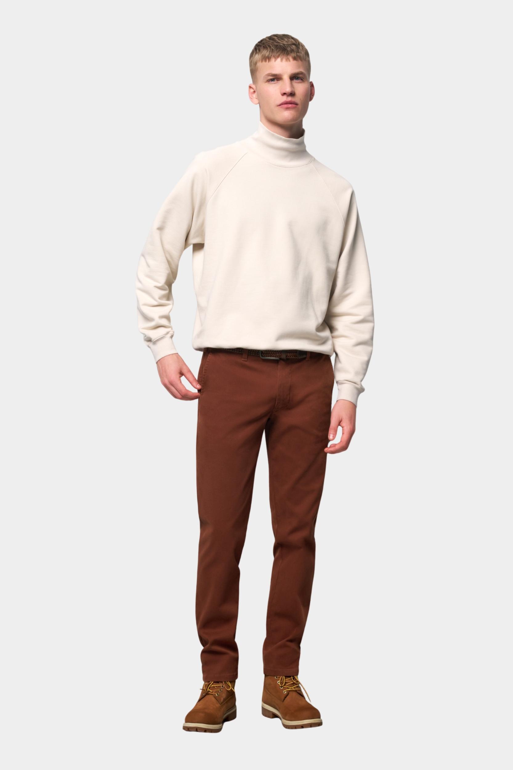 Meyer Katoenen Broek Bruin CHINO Art.2-6187 3642618700/48