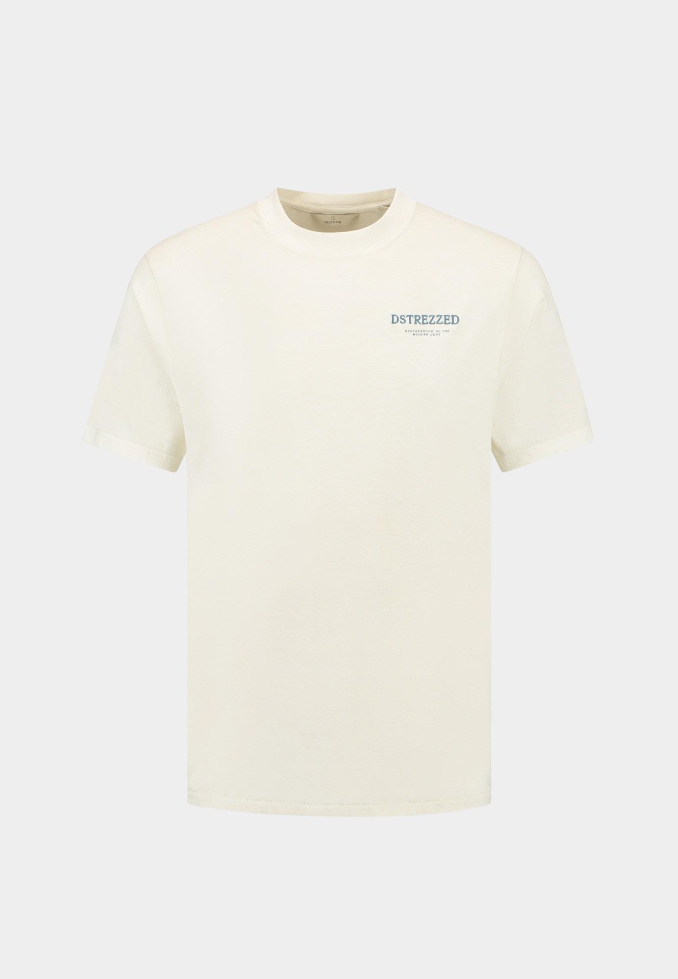 Dstrezzed T-shirt korte mouw Beige Nickolas Graphic Tee 203054/251