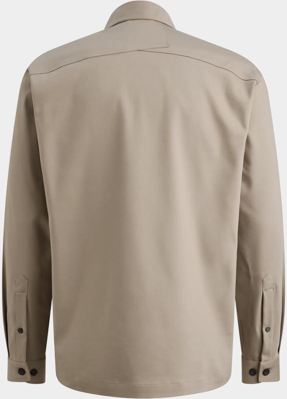 Cast Iron Overhemd heren Beige LONG SLEEVE SHIRT Tech Stretc CSI2602210/8023