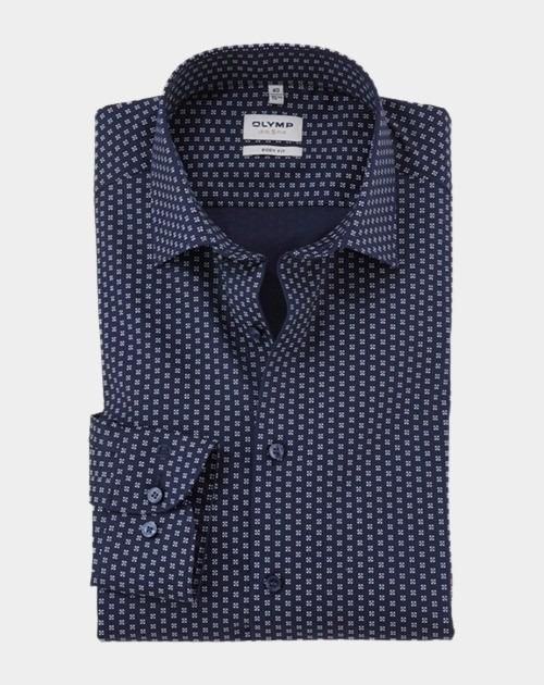 Olymp Overhemd extra lange mouw Blauw Level Five 207879/18