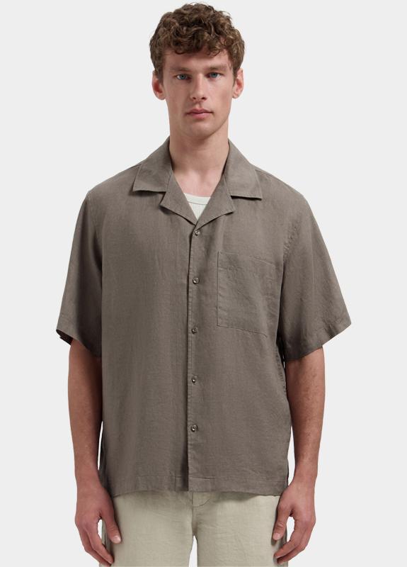 Dstrezzed Casual hemd korte mouw Grijs Hero Resort Shirt 311480-SS26/216