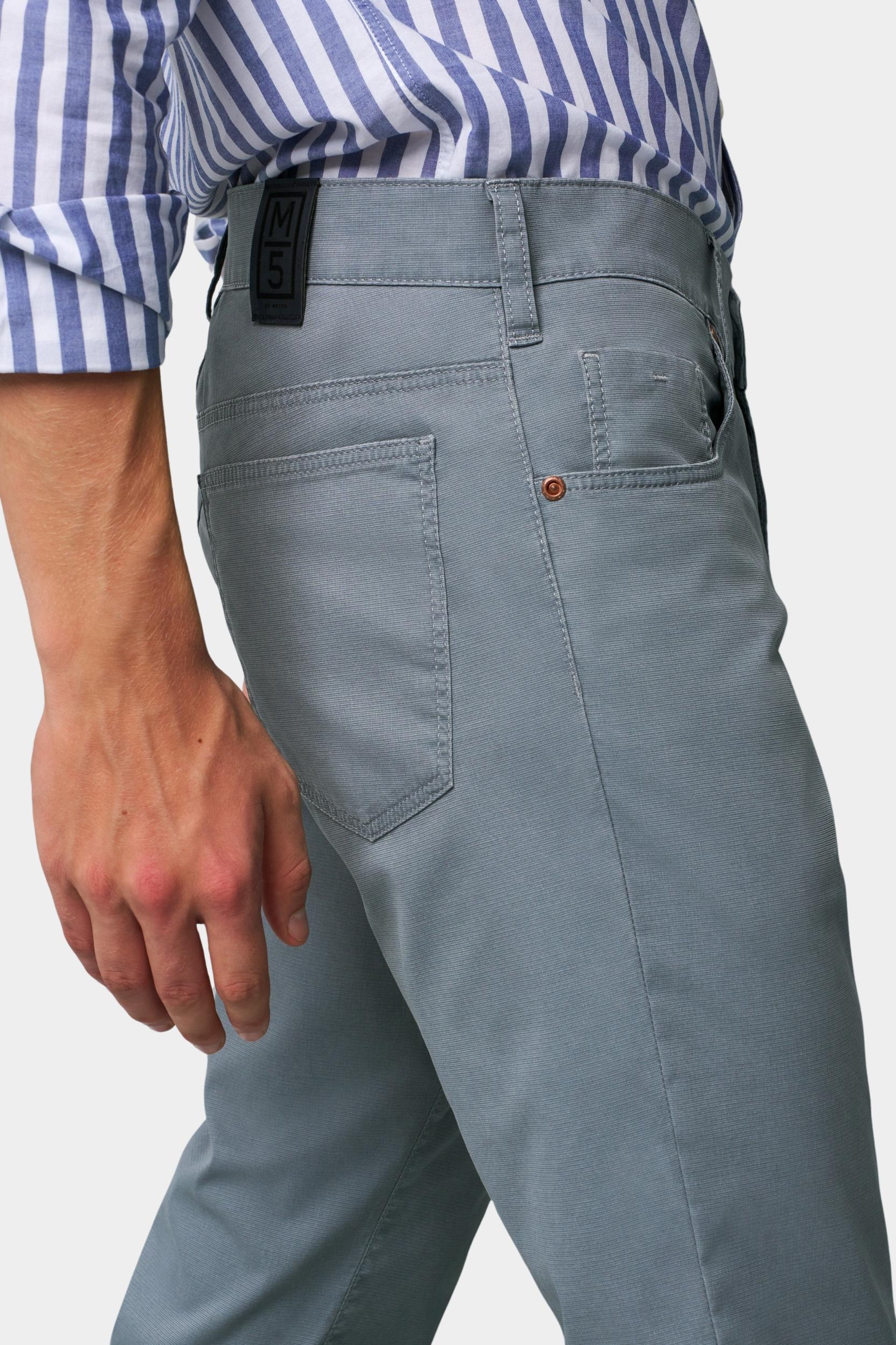 Meyer Katoenen Broek Grijs SLIM Art.1-6184 3611618400/05