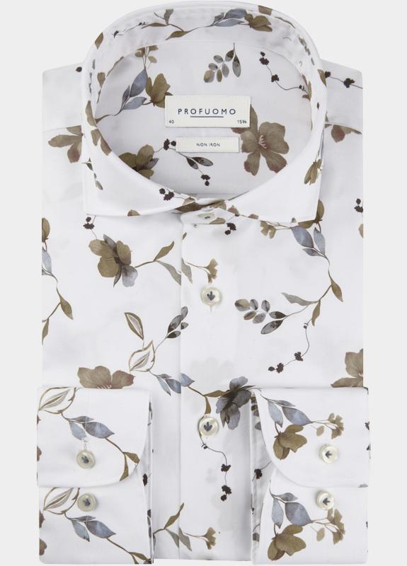 Profuomo Business hemd lange mouw Blauw  PPXH10048/A