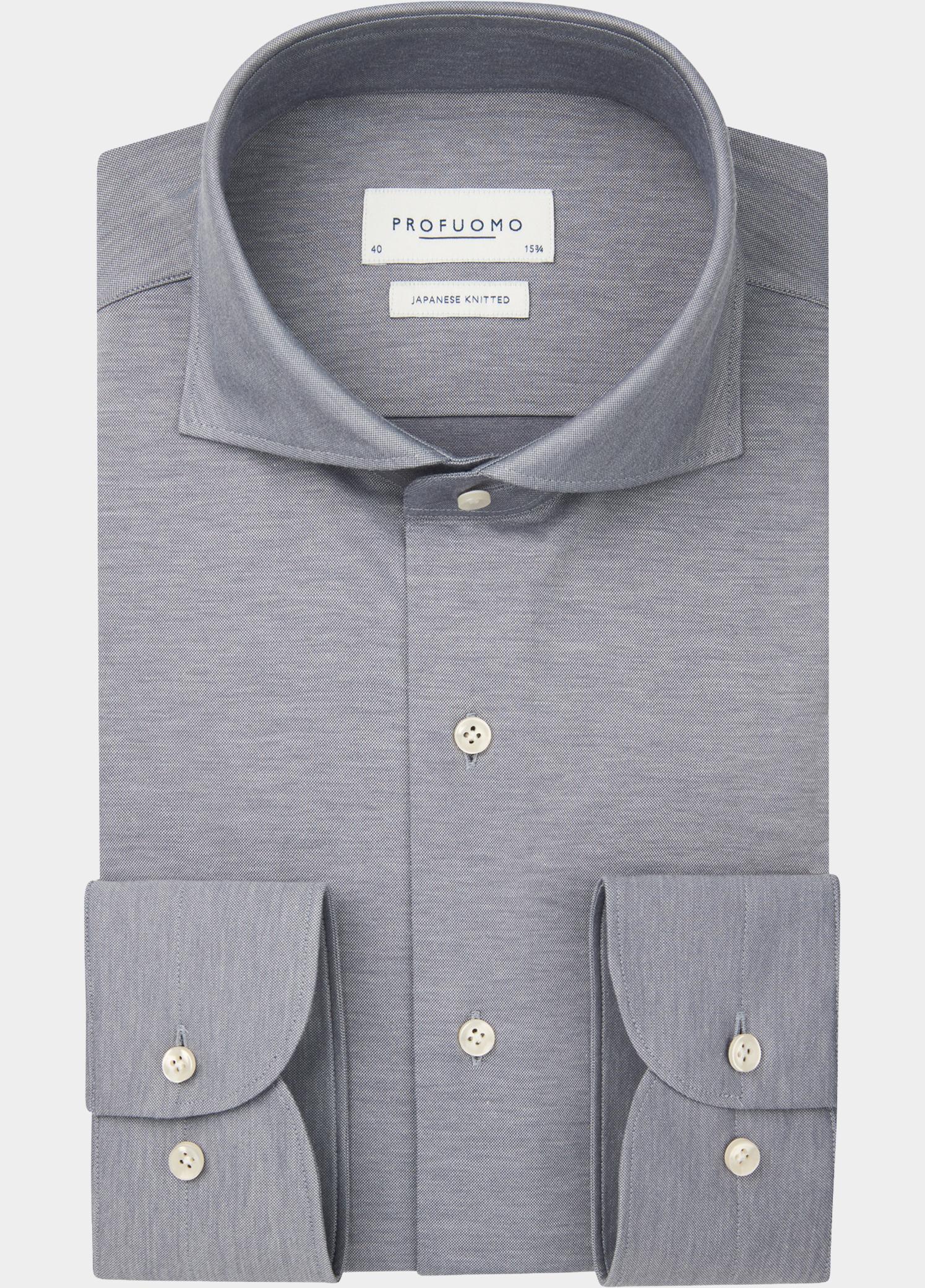 Profuomo Zakelijk overhemd heren Blauw  PPWH30058/D