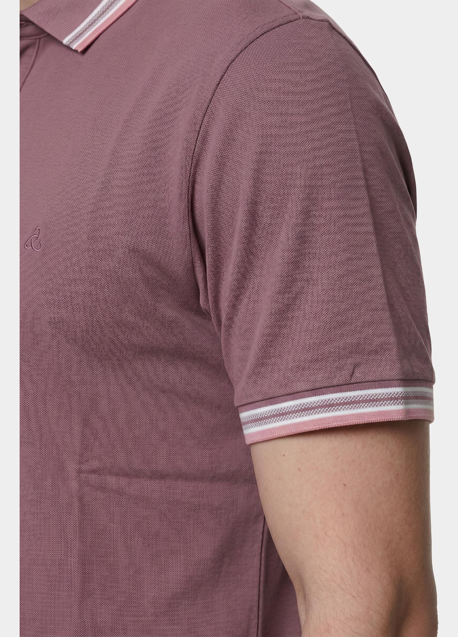 Scotland Blue Polo heren Paars Brick Polo Plain Contrast Col SPE25108BR06SB/765 grape