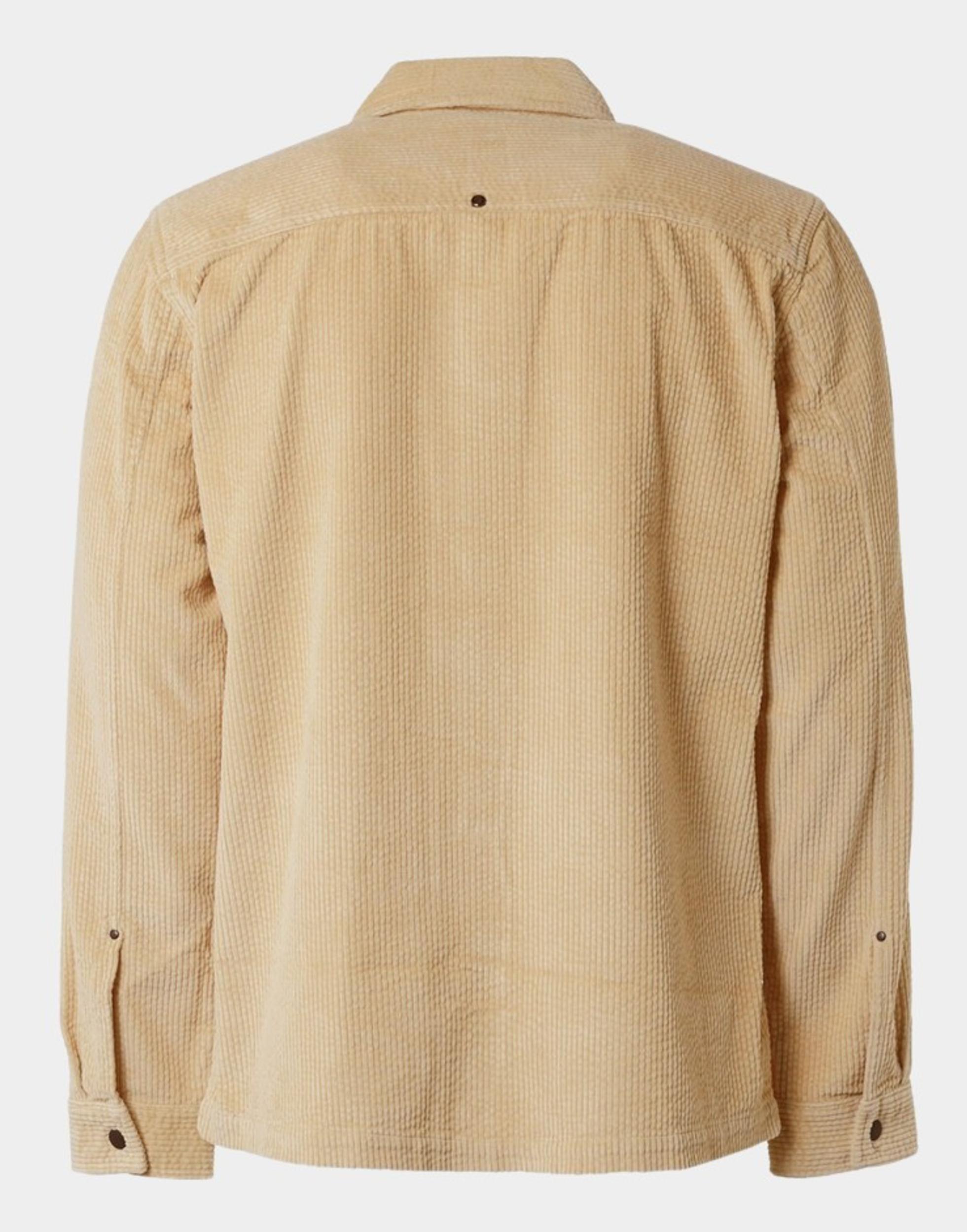 No Excess Casual hemd lange mouw Beige Overshirt Button Closure Cord 21570918/014