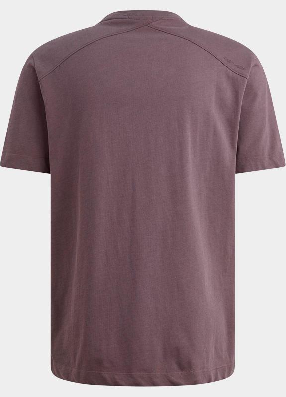 Cast Iron T-shirt heren Paars Short sleeve r-neck regular f CTSS2605586/4321