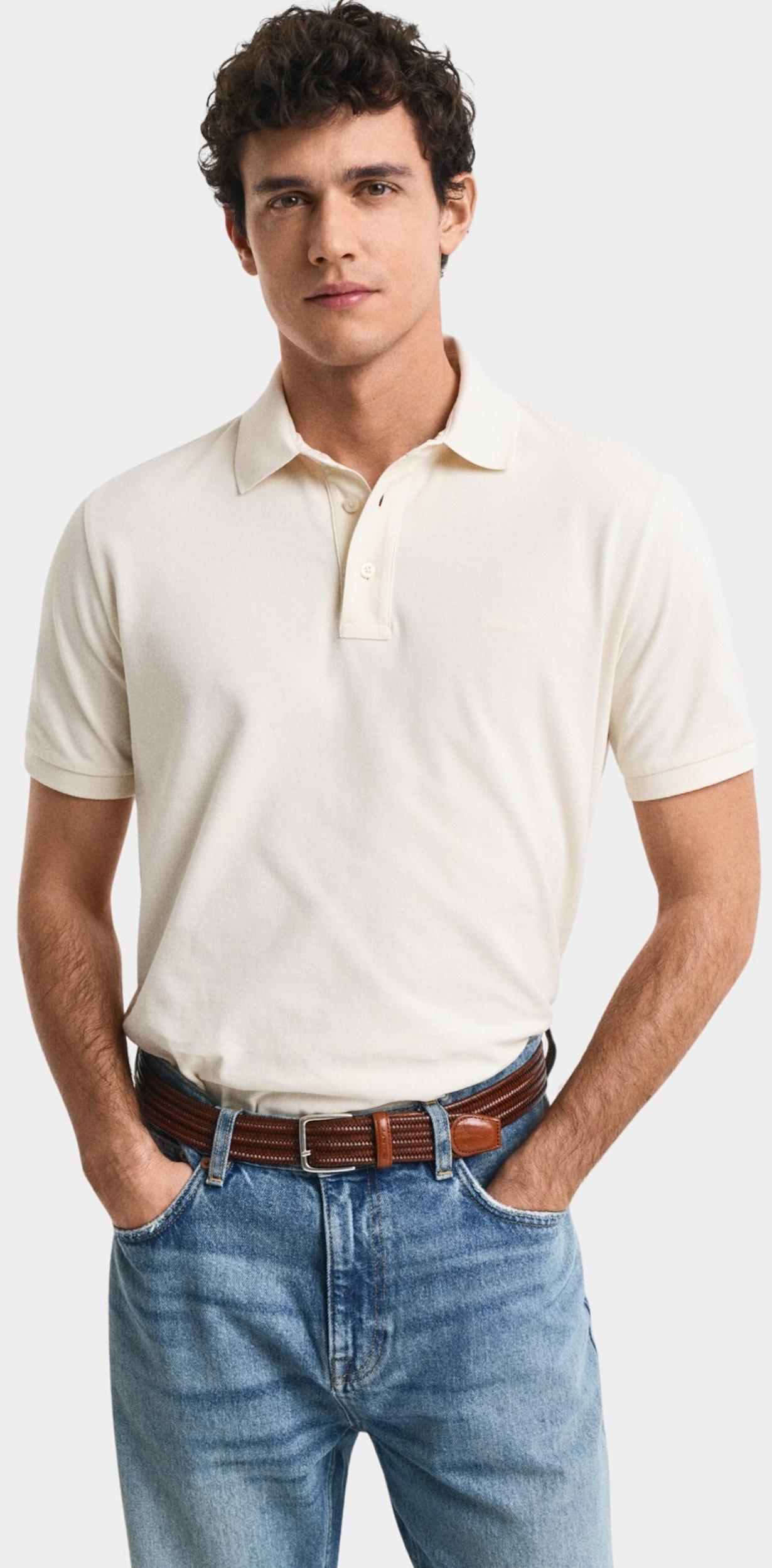 Gant Polo korte mouw Beige SUNFADED SS POLO 2014057/164