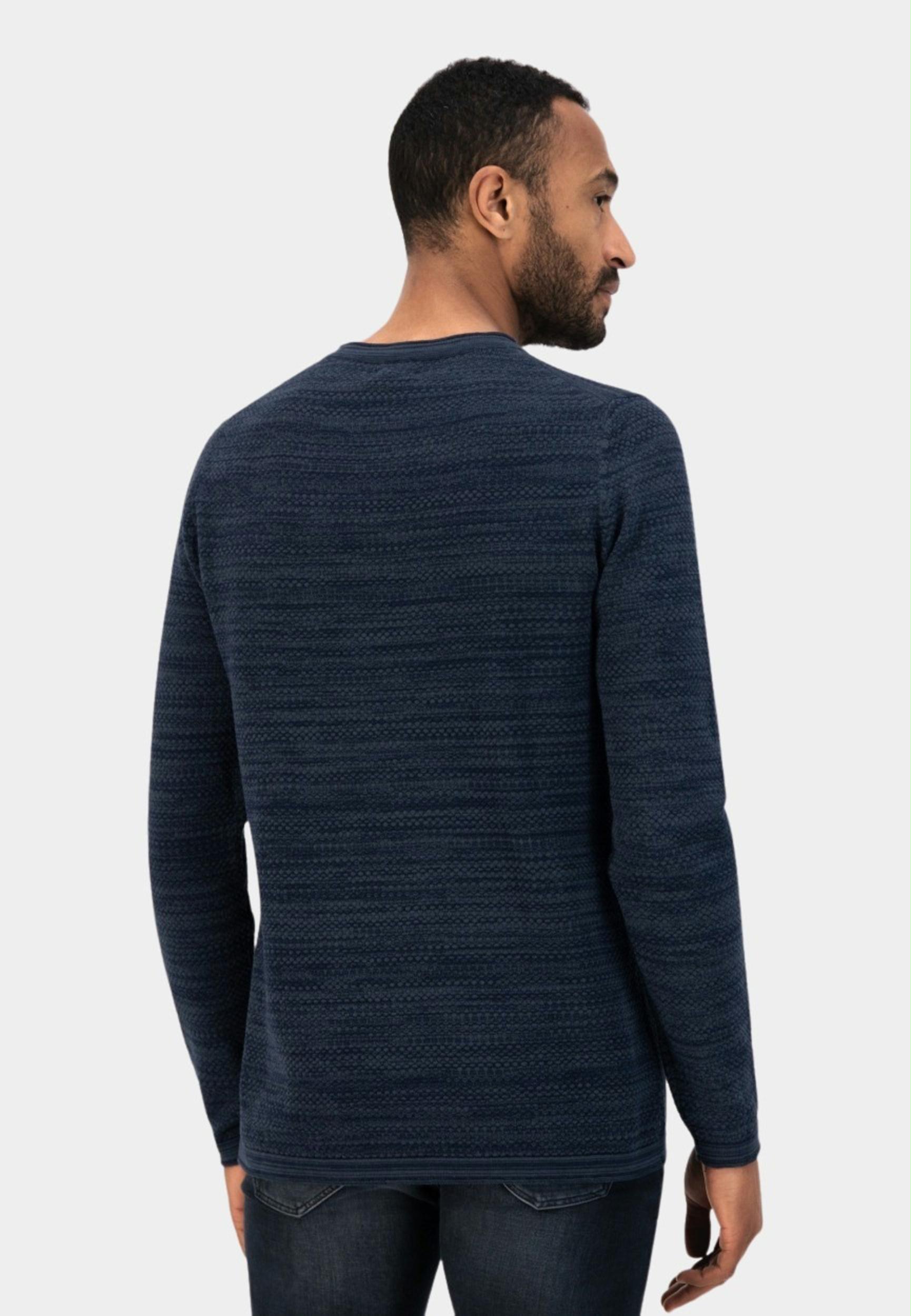 Dstrezzed Pullover Blauw Crew Neck Popcorn  Melange 405496/649