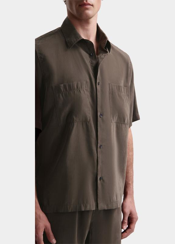 Dstrezzed Casual hemd korte mouw Bruin Samuel Summer Shirt 311516/799