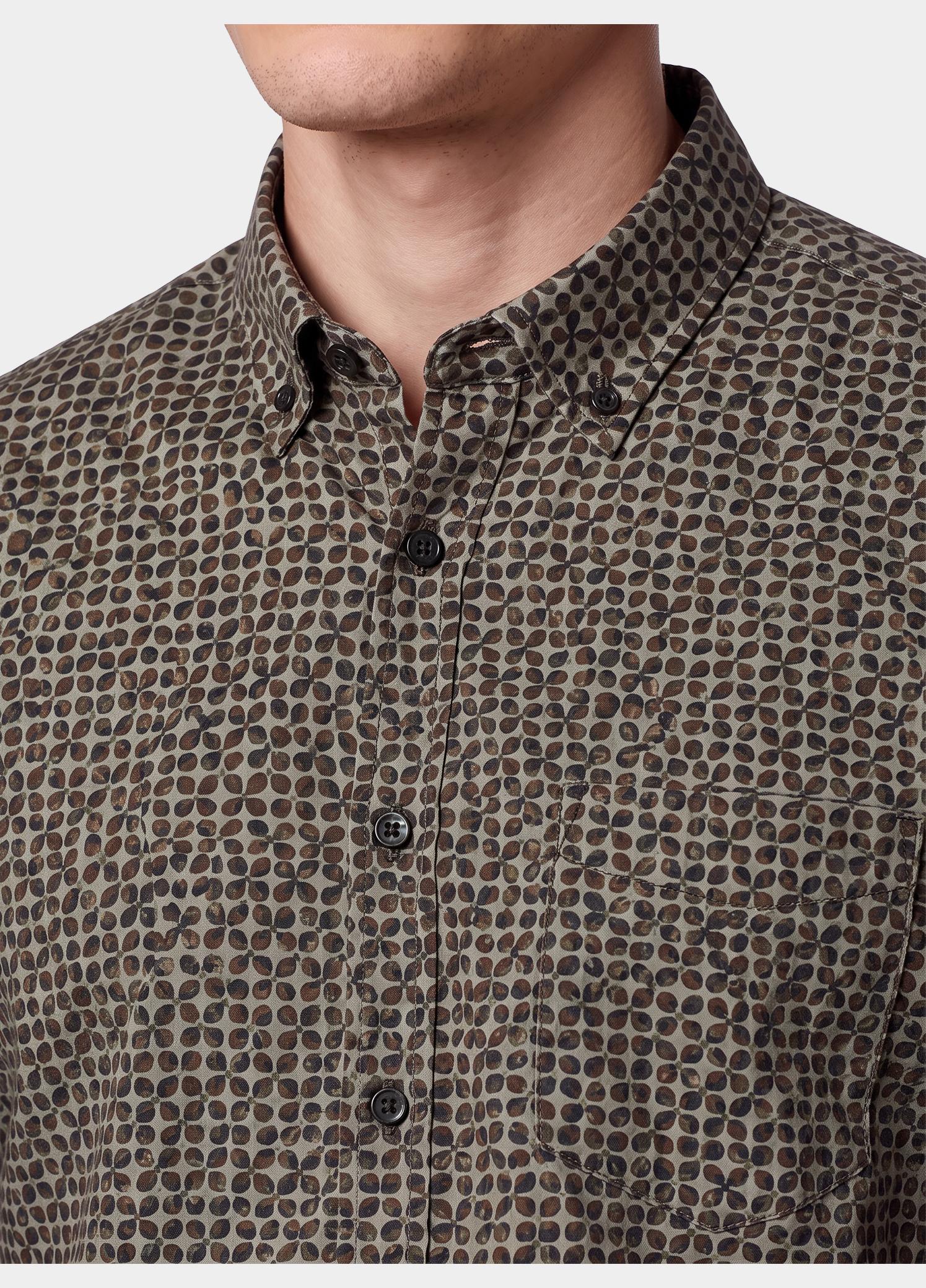 Bos Overhemd heren Bruin  21243/Brown