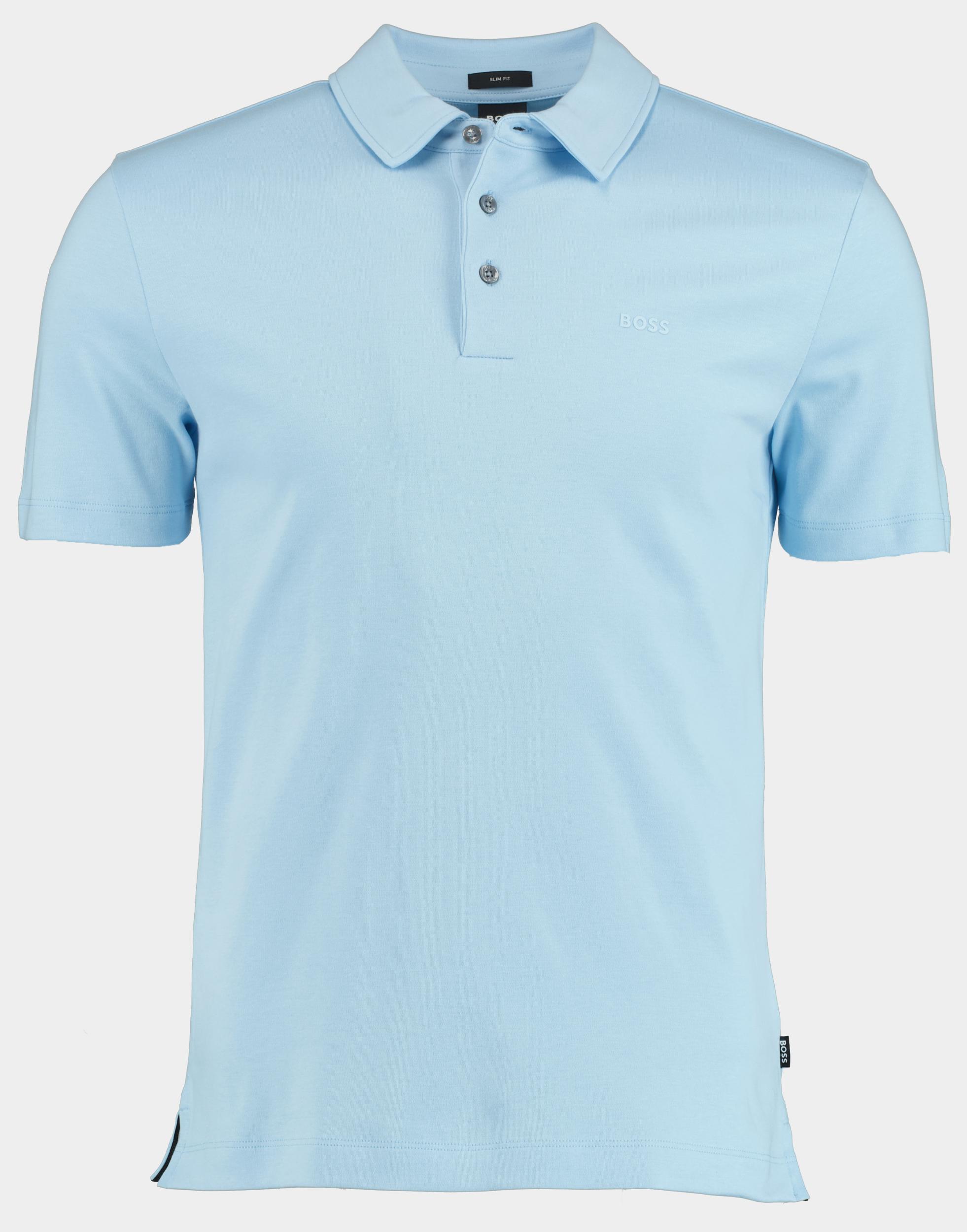 BOSS Black Polo korte mouw Blauw Palosh 30 10241542 01 50471335/450