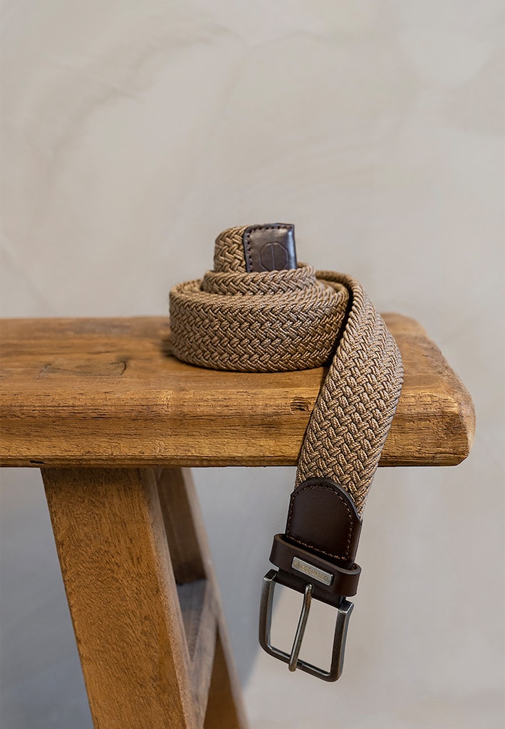 Dstrezzed Riem Beige DS_Braided Belt 651238/262
