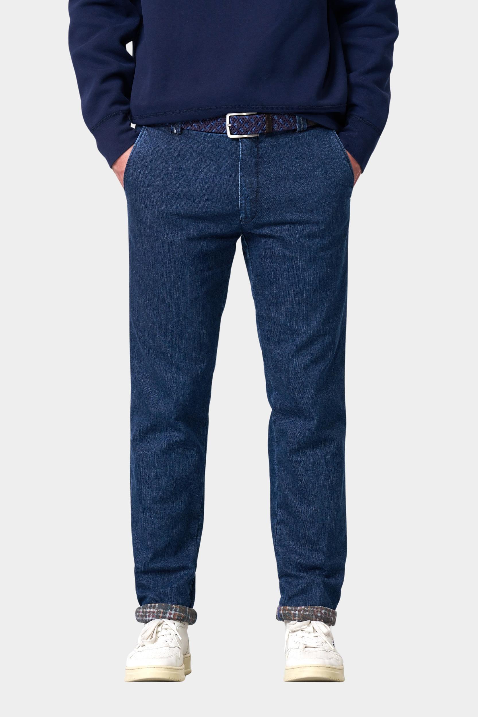 Meyer Flatfront Jeans Blauw Bonn 2-3927 1022392700/17