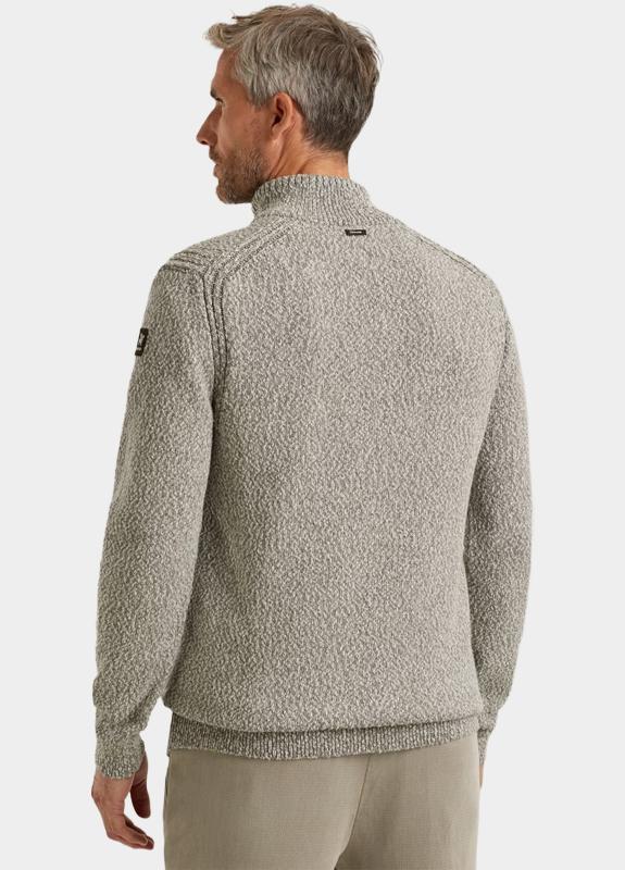 Vanguard Half Zip Grijs Half zip collar cotton slub VKW2511348/9161