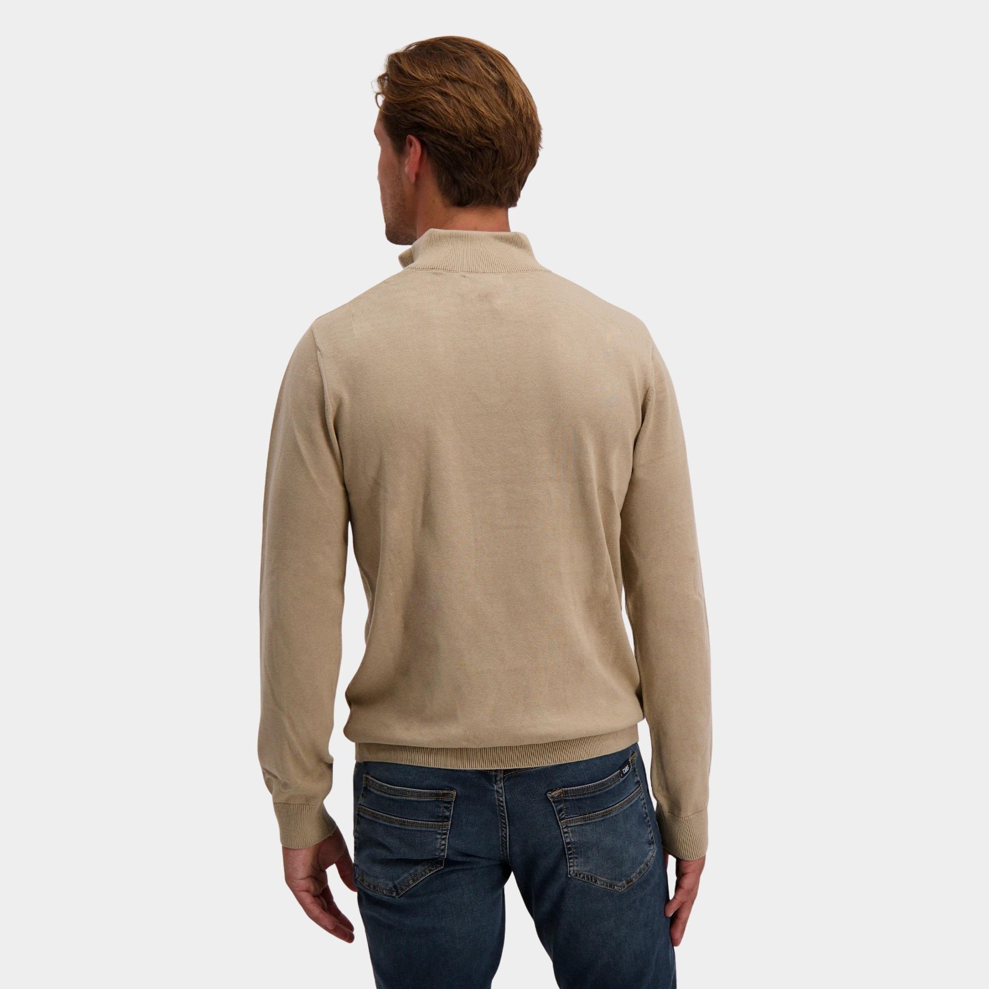 Cars Jeans Half Zip Beige FYNO 69546/83
