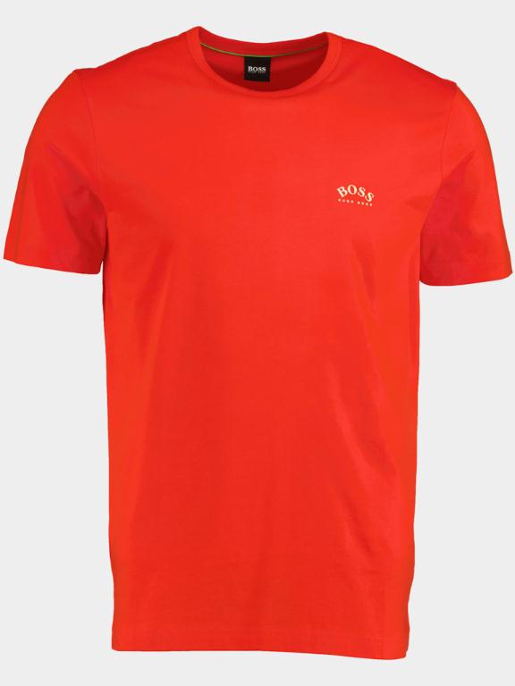BOSS Men Athleisure T-shirt korte mouw Oranje Tee Curved 10213473 01 50412363/821